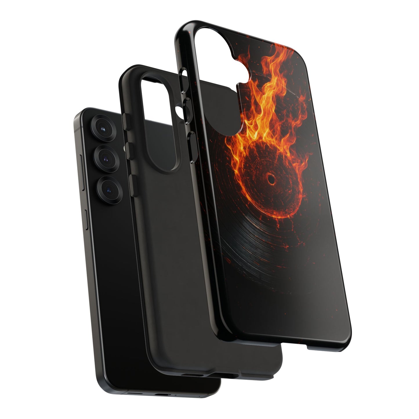 Vinyl Inferno • Samsung Galaxy S25 • MagSafe® Magnetic Tough Case
