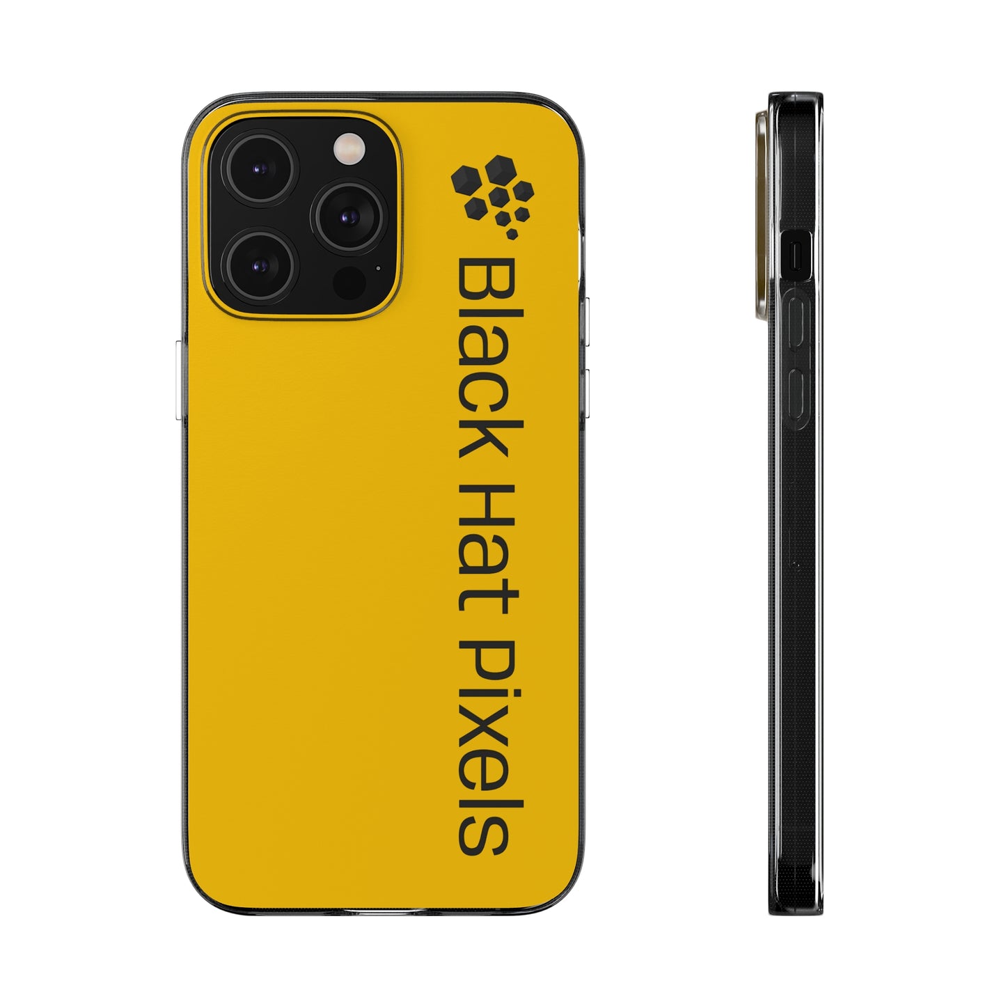 Black Hat Pixels • Apple iPhone 14 • Flexi Clear Case