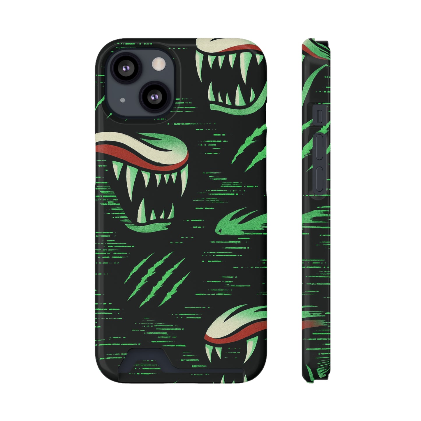 Viscous Glitch• Apple iPhone 13 • MagSafe® Tough Case with Card Holder