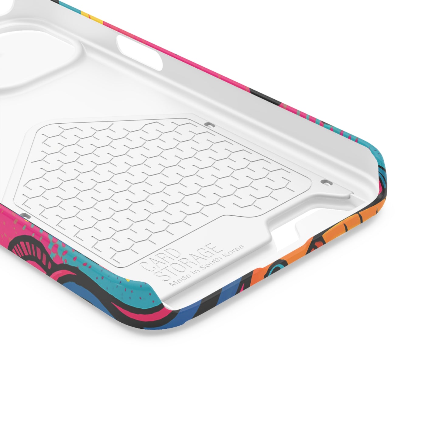 Pixel Pop • Apple iPhone 13 • MagSafe® Tough Case with Card Holder