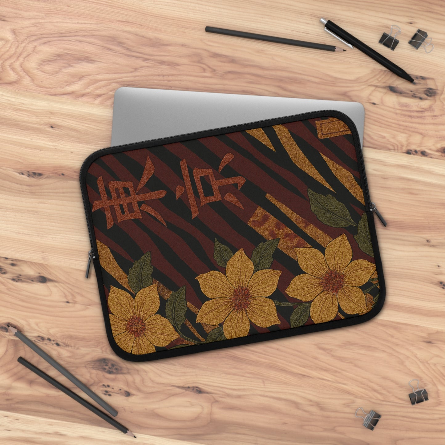 Tiger Petal • Dual Zipper Laptop Sleeve