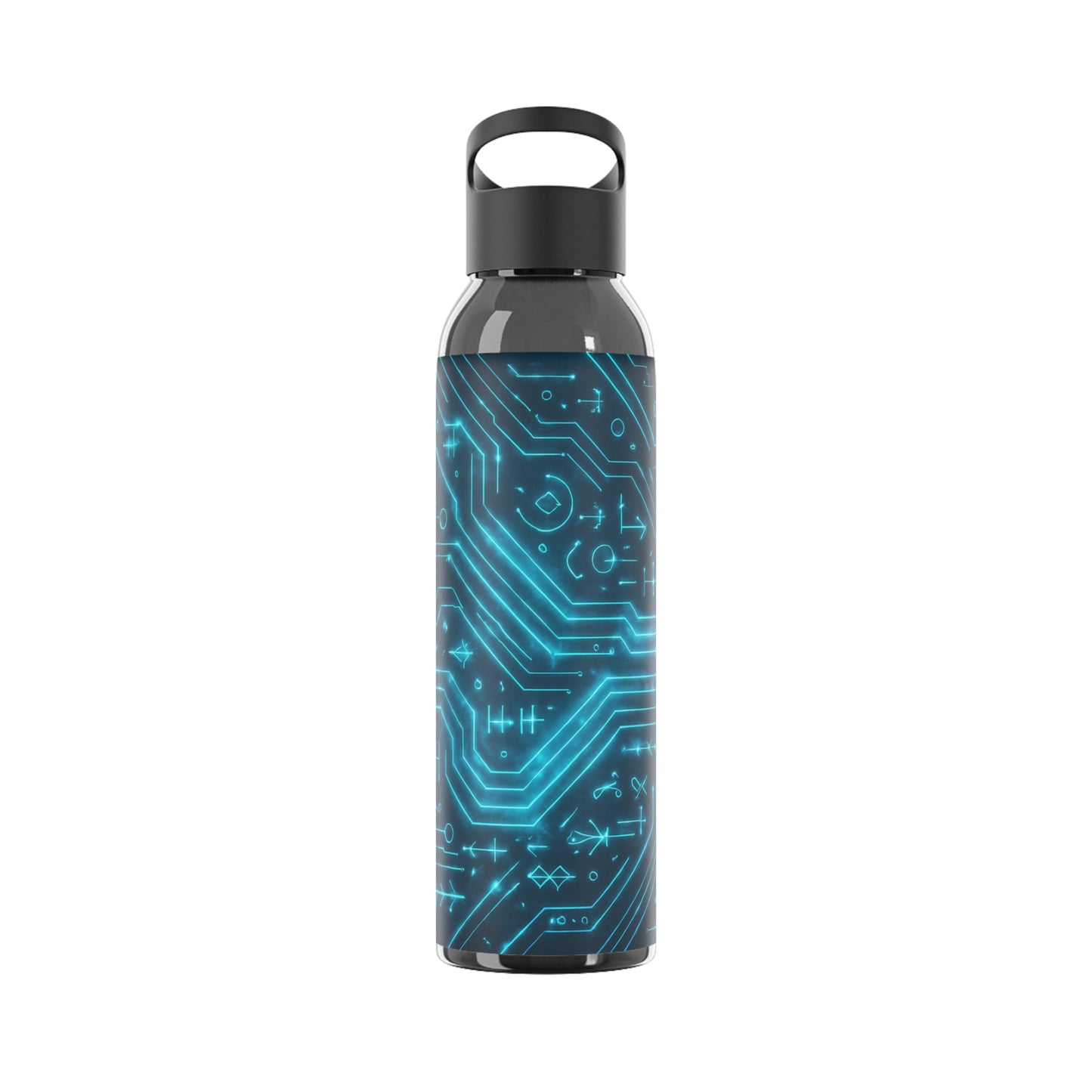 Circuit Glyph • Sky Water Bottle 21.9 Oz