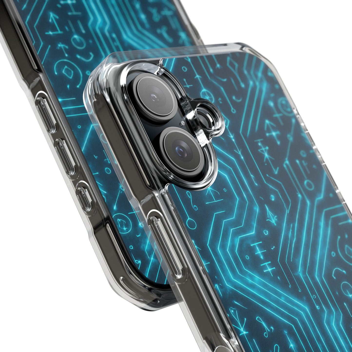Circuit Glyph • Apple iPhone 16 • MagSafe® Clear Case