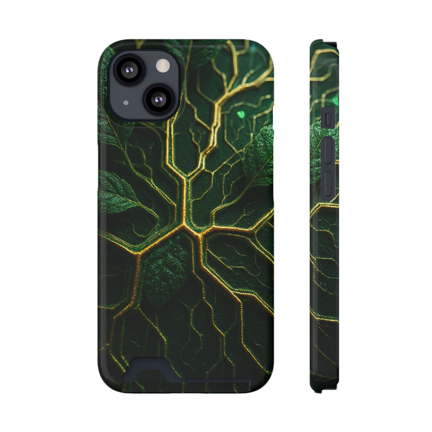 Macro Flora • Apple iPhone 13 • MagSafe® Tough Case with Card Holder