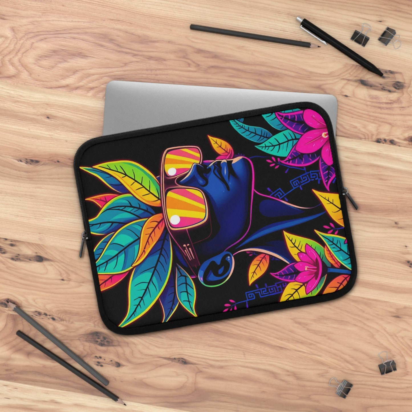 Neon Punk • Dual Zipper Laptop Sleeve