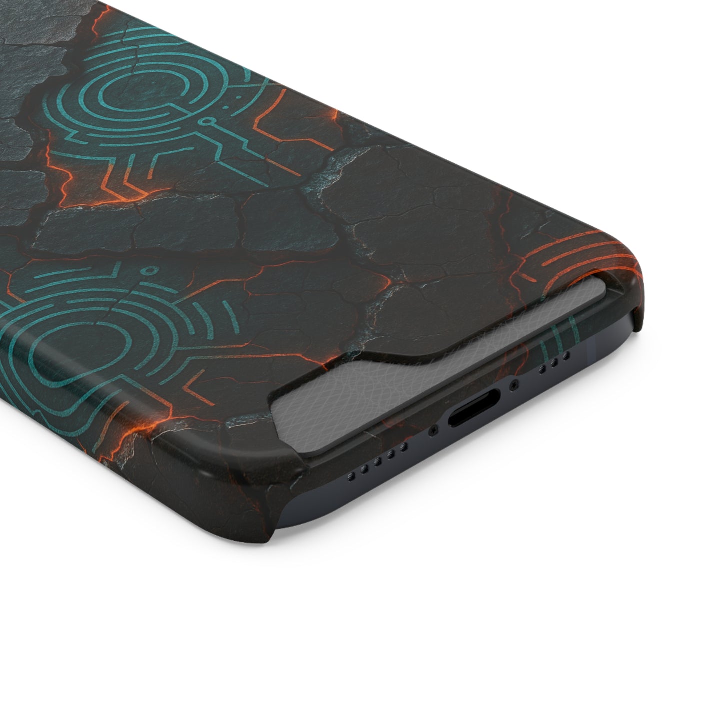 Circuit Eruption • Apple iPhone 13 • MagSafe® Tough Case with Card Holder