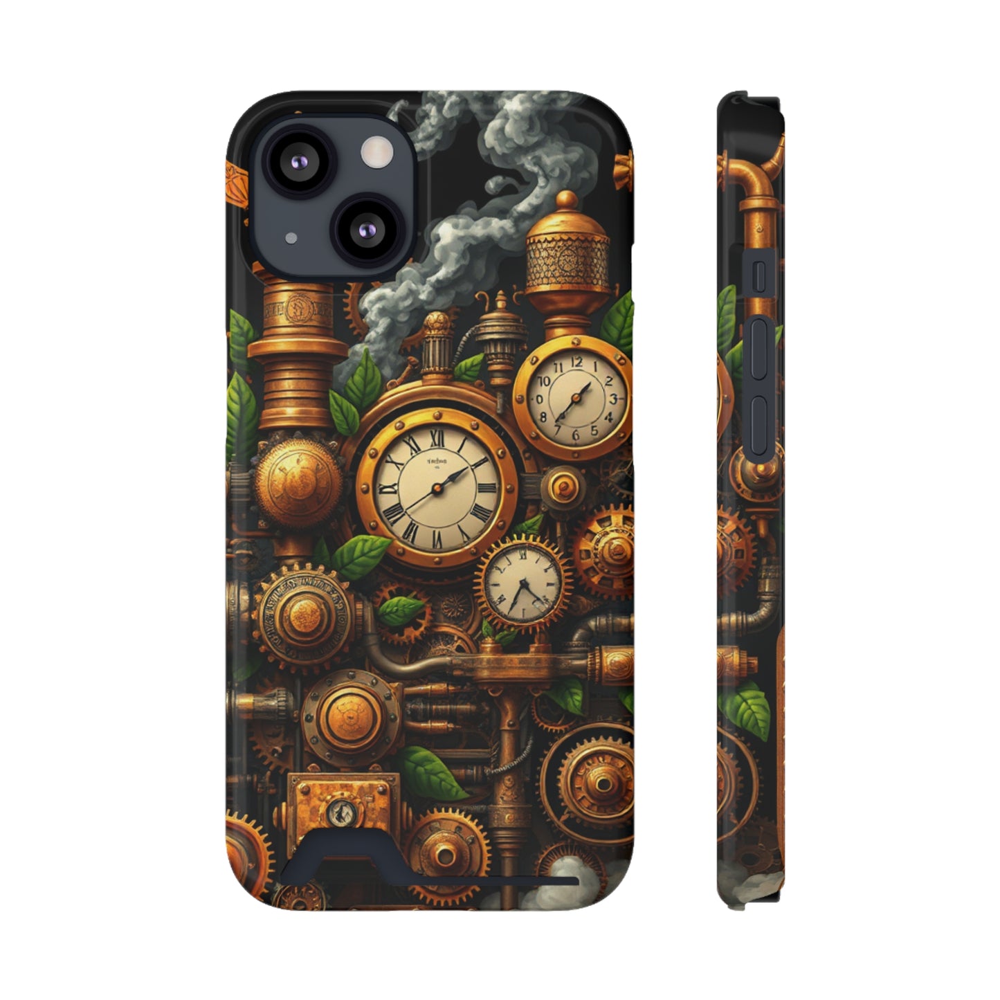 Steampunk Signal • Apple iPhone 13 • MagSafe® Tough Case with Card Holder