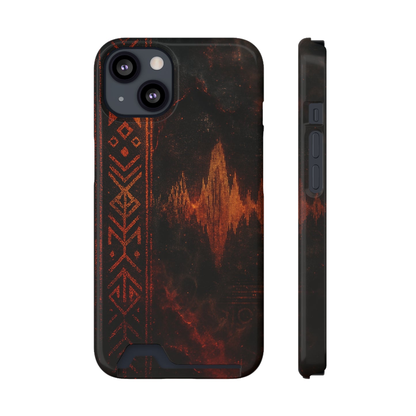 Tribal Pulse • Apple iPhone 13 • MagSafe® Tough Case with Card Holder