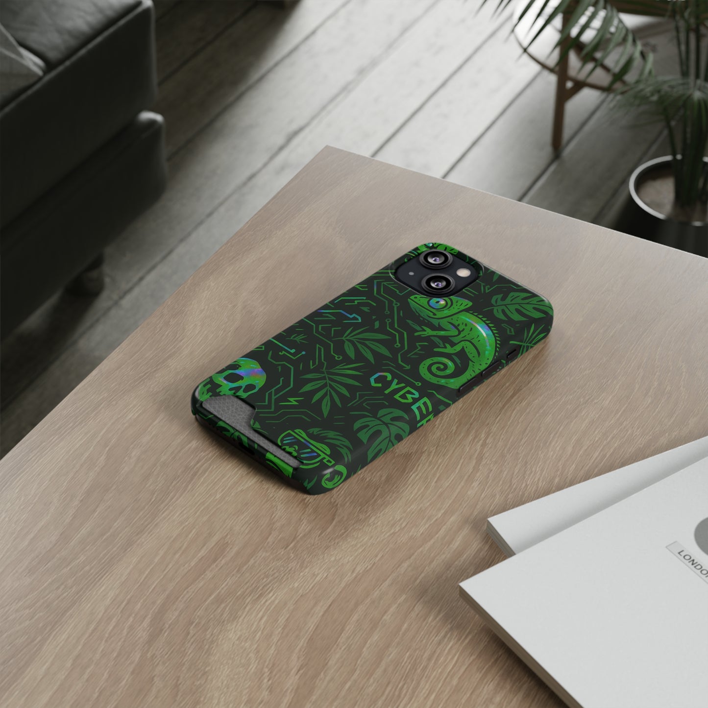 Digital Jungle • Apple iPhone 13 • MagSafe® Tough Case with Card Holder