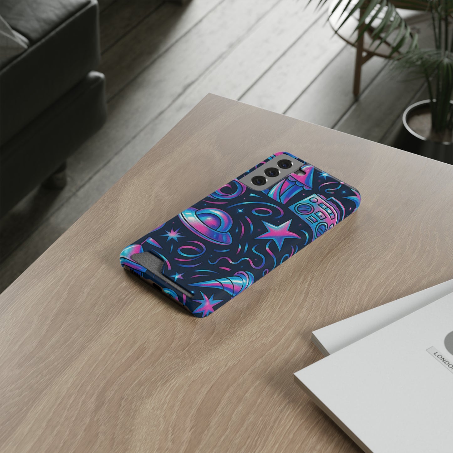 Cosmic Carnival • Samsung Galaxy S21 • MagSafe® Tough Case with Card Holder