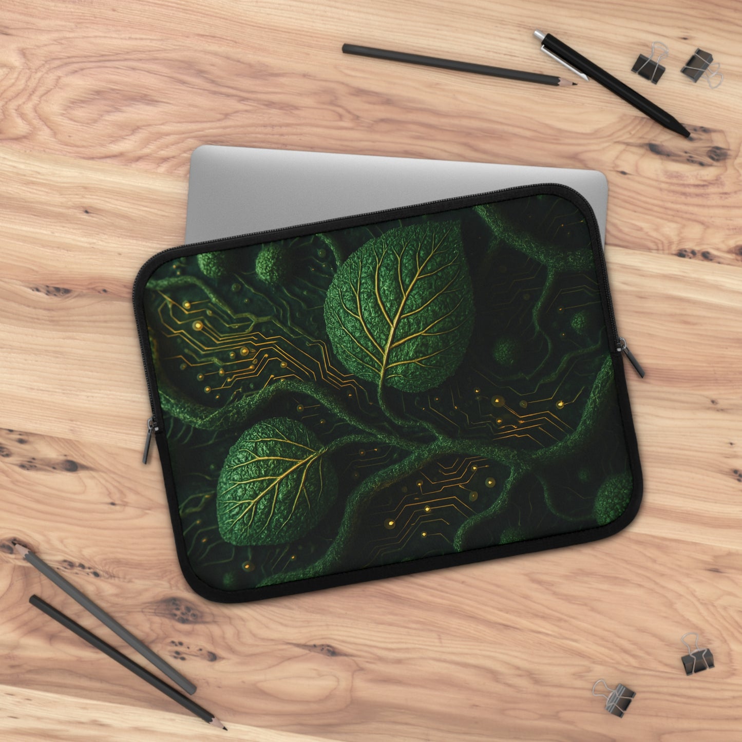 Tech Flora • Dual Zipper Laptop Sleeve