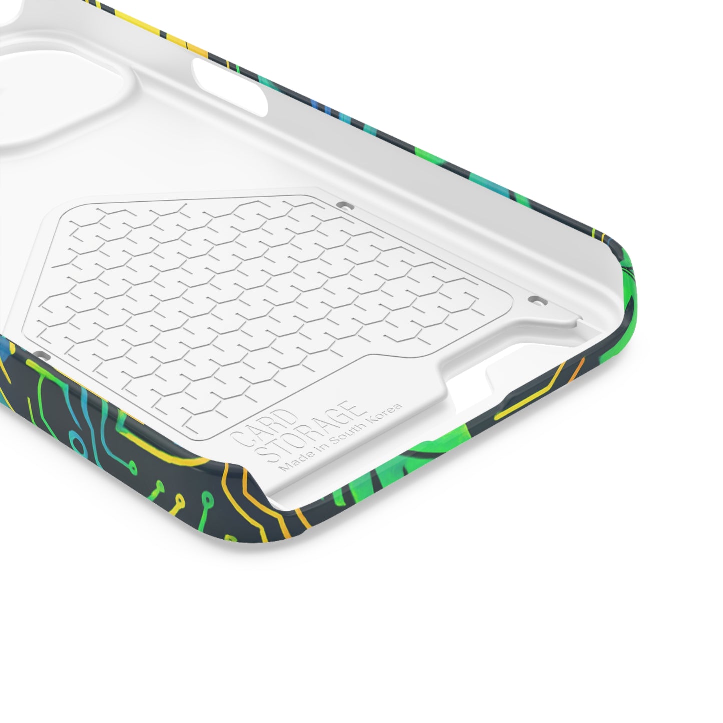 Cyber Tropics • Apple iPhone 13 • MagSafe® Tough Case with Card Holder