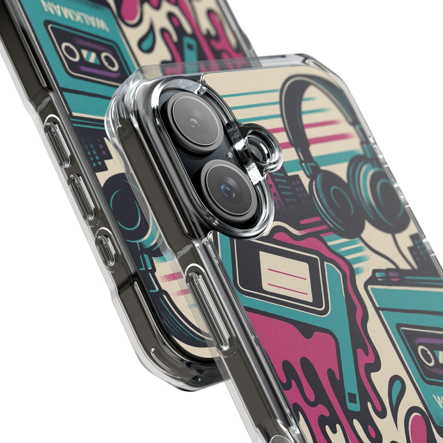 Retro Beats • Apple iPhone 16 • MagSafe® Clear Case