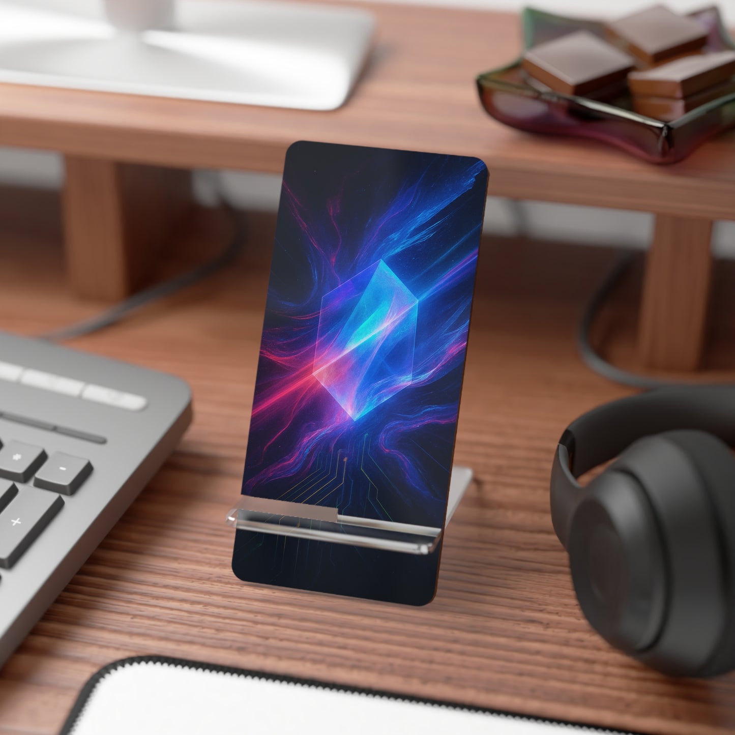 Crystal Silicone • Smartphone Display Stand