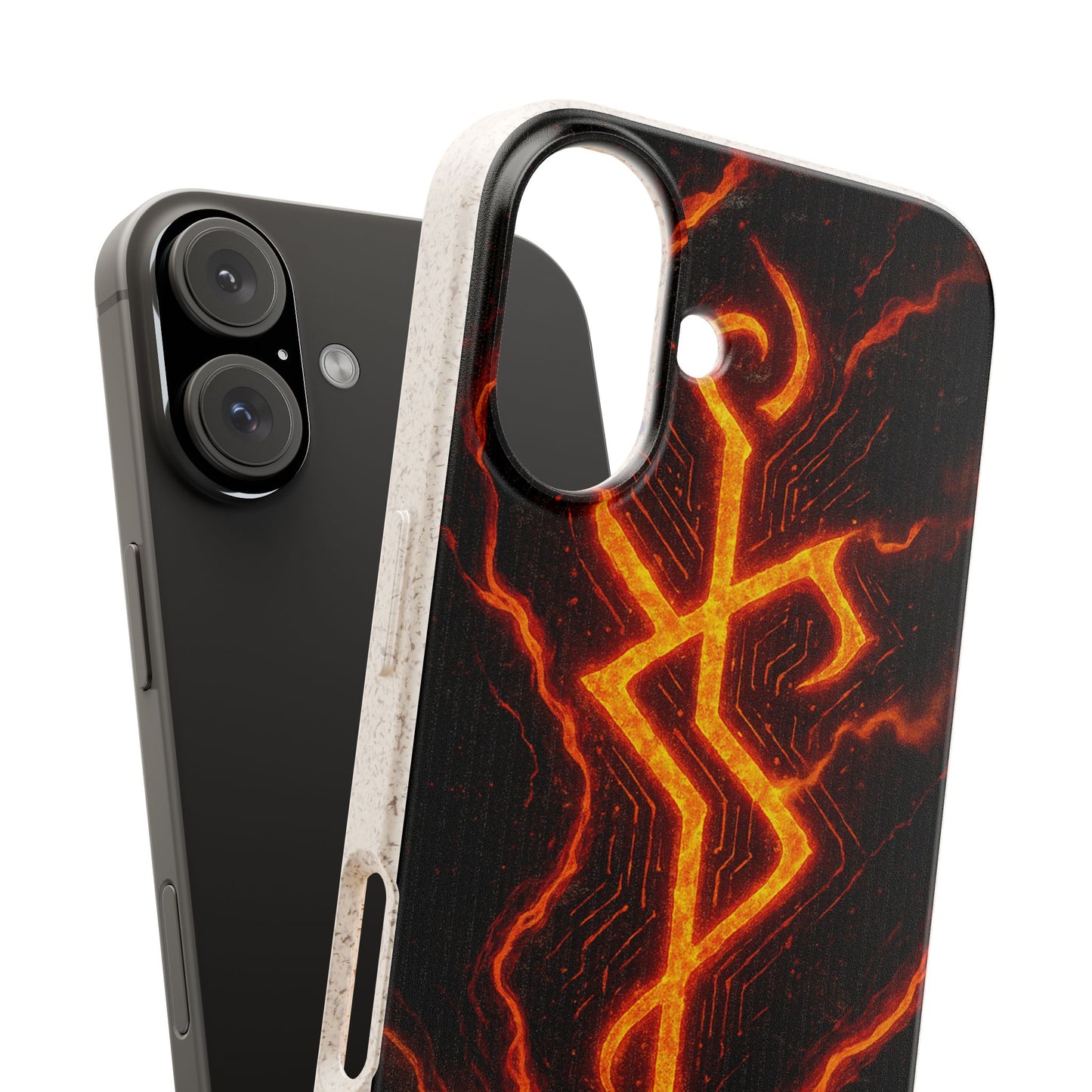 Molten Glyph • Apple iPhone 16 Eco-Friendly Phone Case