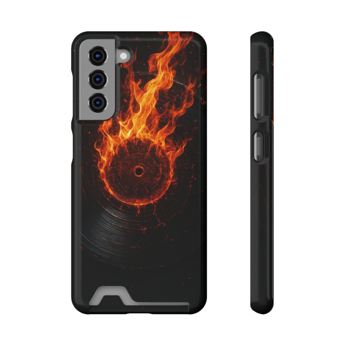 Vinyl Inferno • Samsung Galaxy S21 • MagSafe® Tough Case with Card Holder