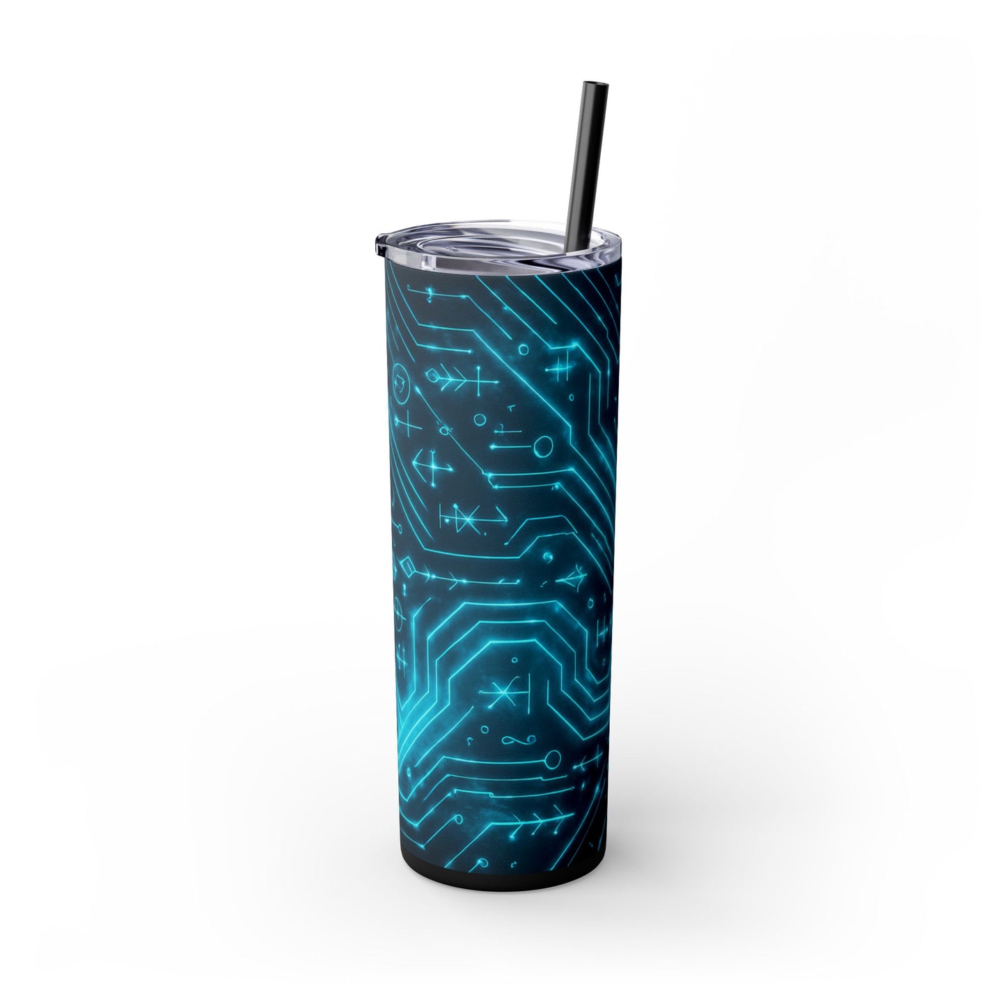Circuit Glyph • Skinny Tumbler 20 Oz