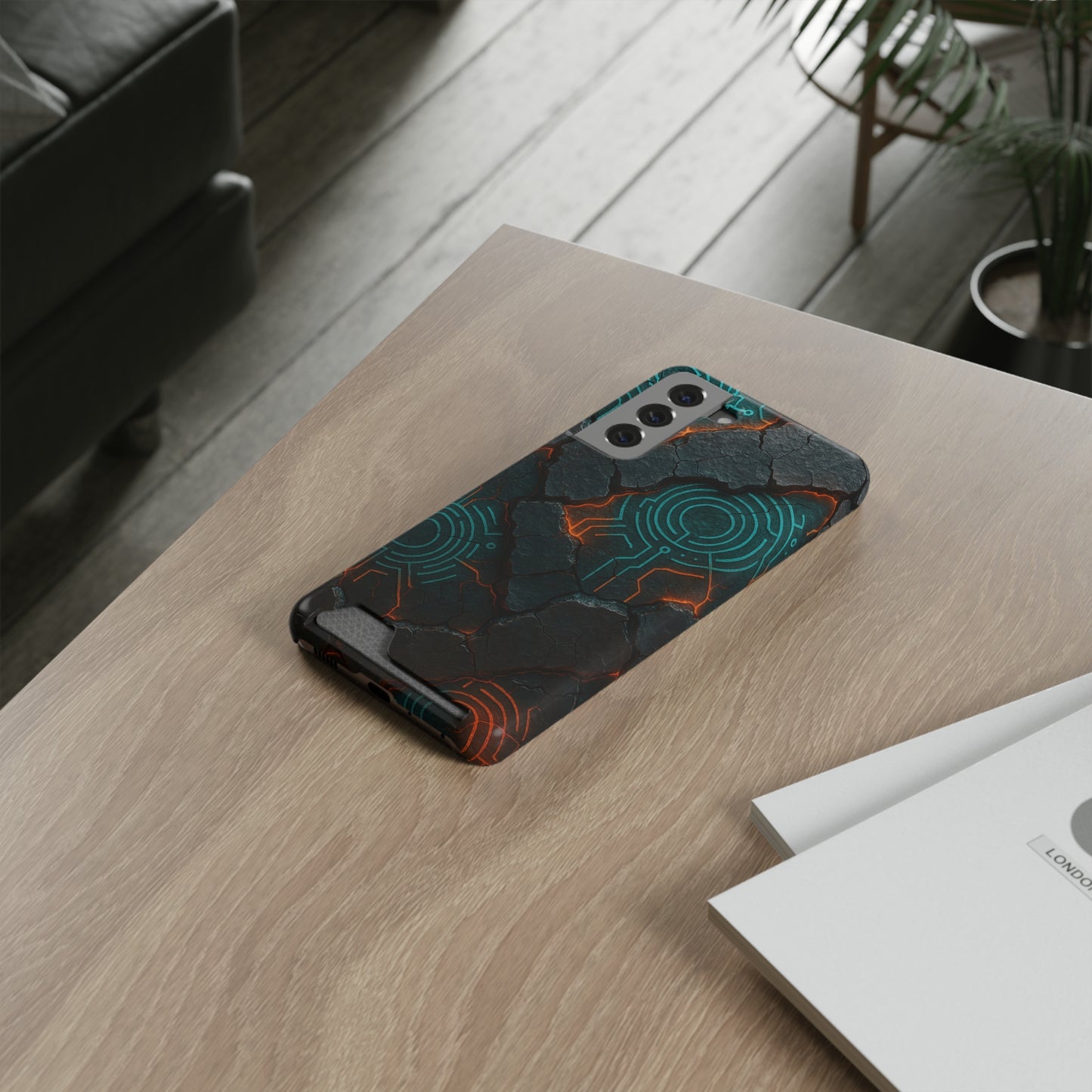 Circuit Eruption • Samsung Galaxy S21 • MagSafe® Tough Case with Card Holder