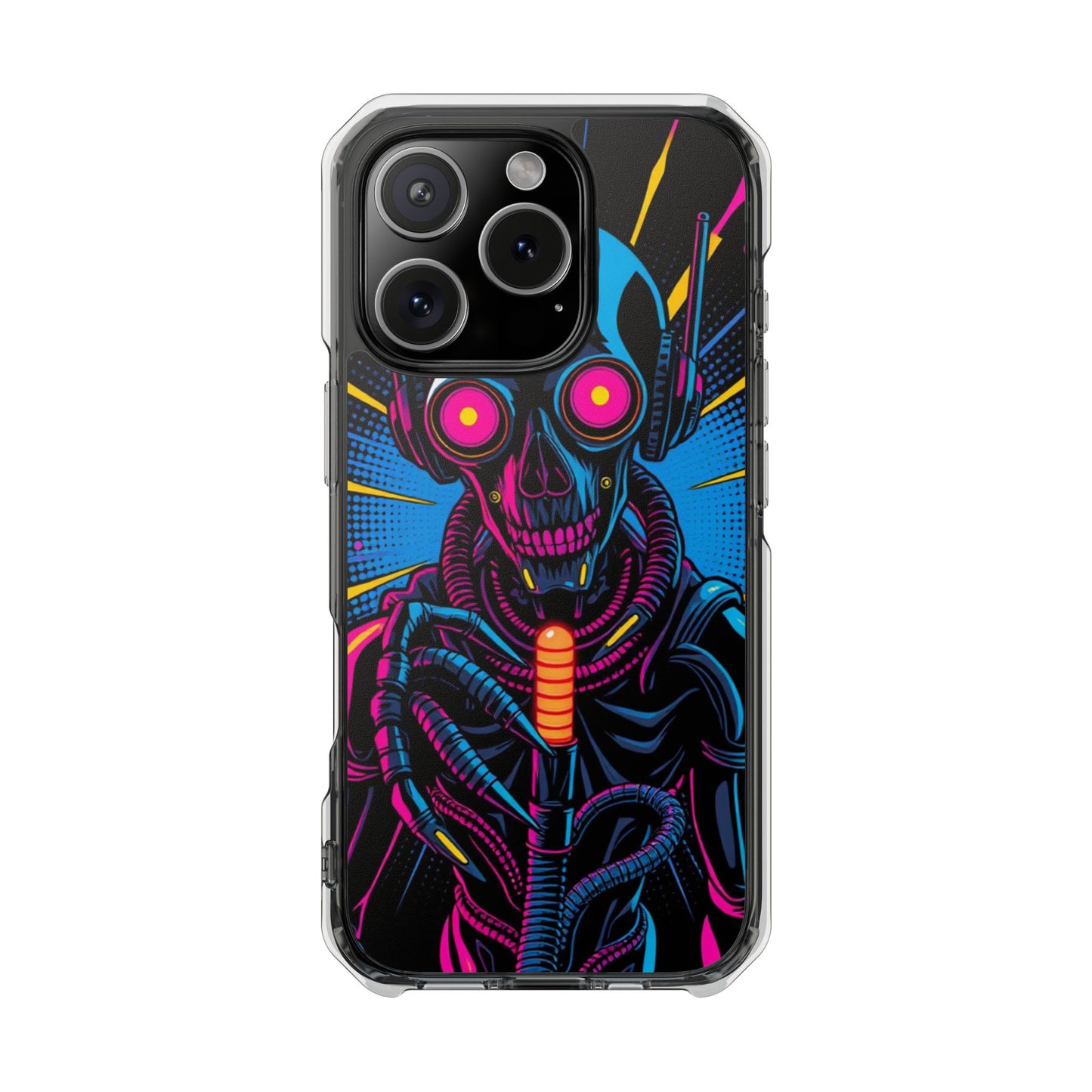 Neon Reaper • Apple iPhone 16 • MagSafe® Clear Case