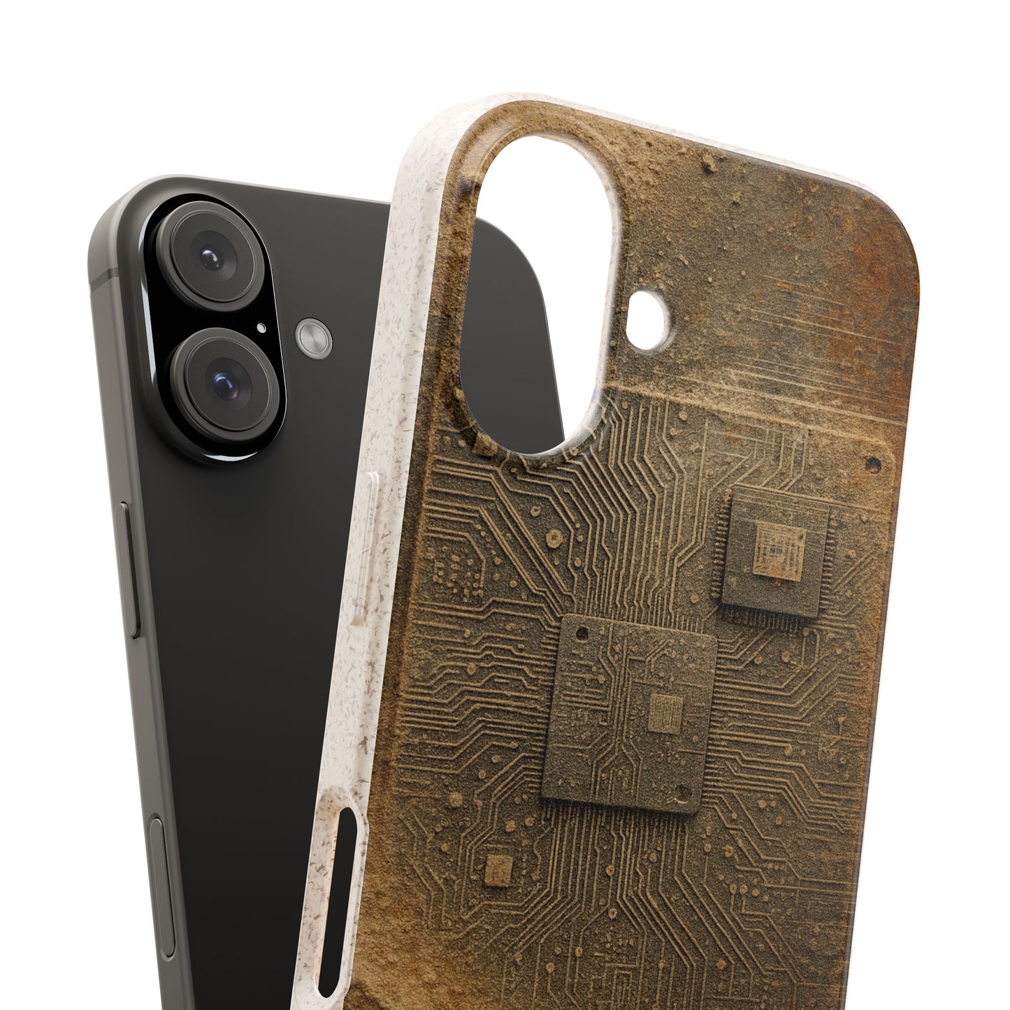 Sand Circuit • Apple iPhone 16 Eco-Friendly Phone Case