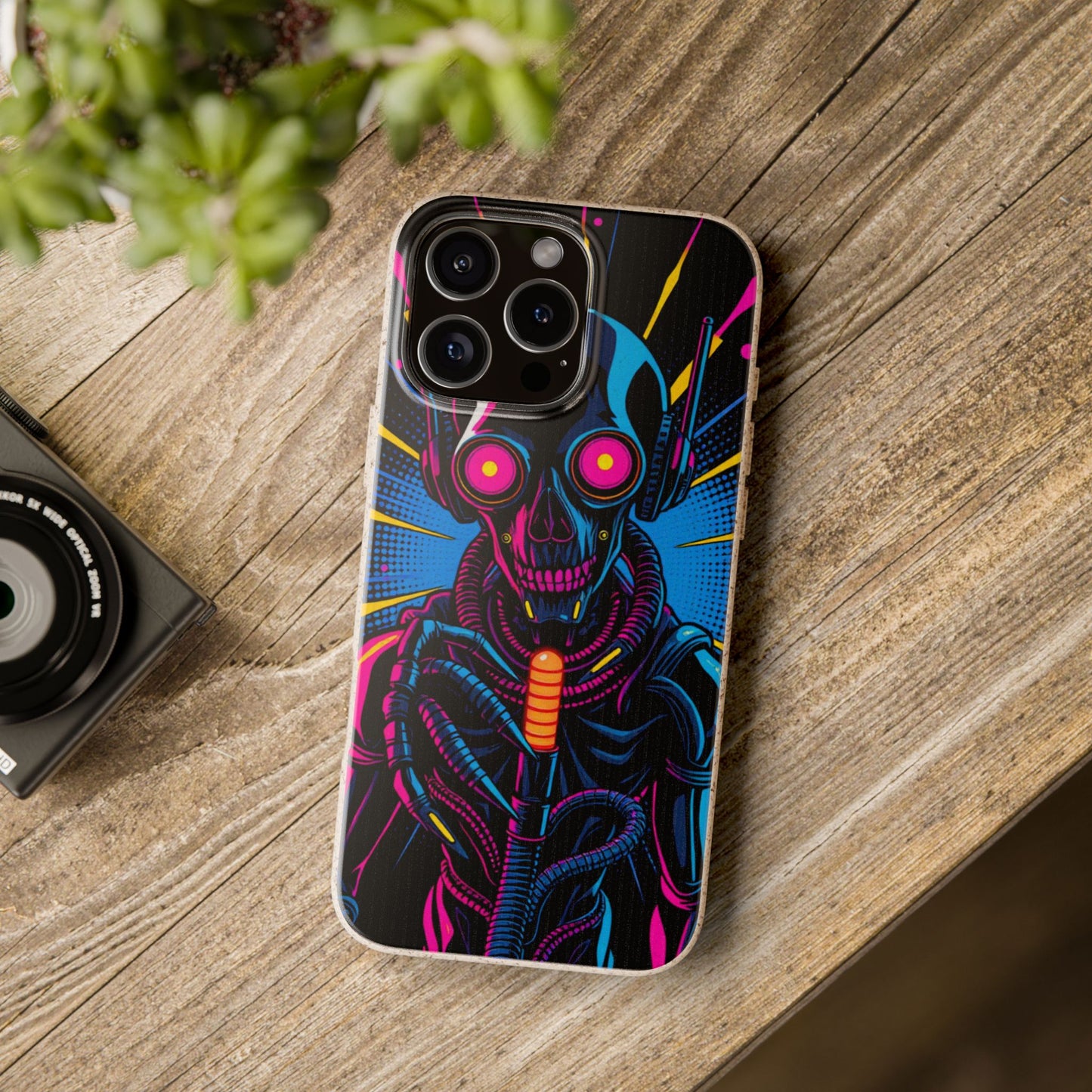 Neon Reaper • Apple iPhone 16 Eco-Friendly Phone Case