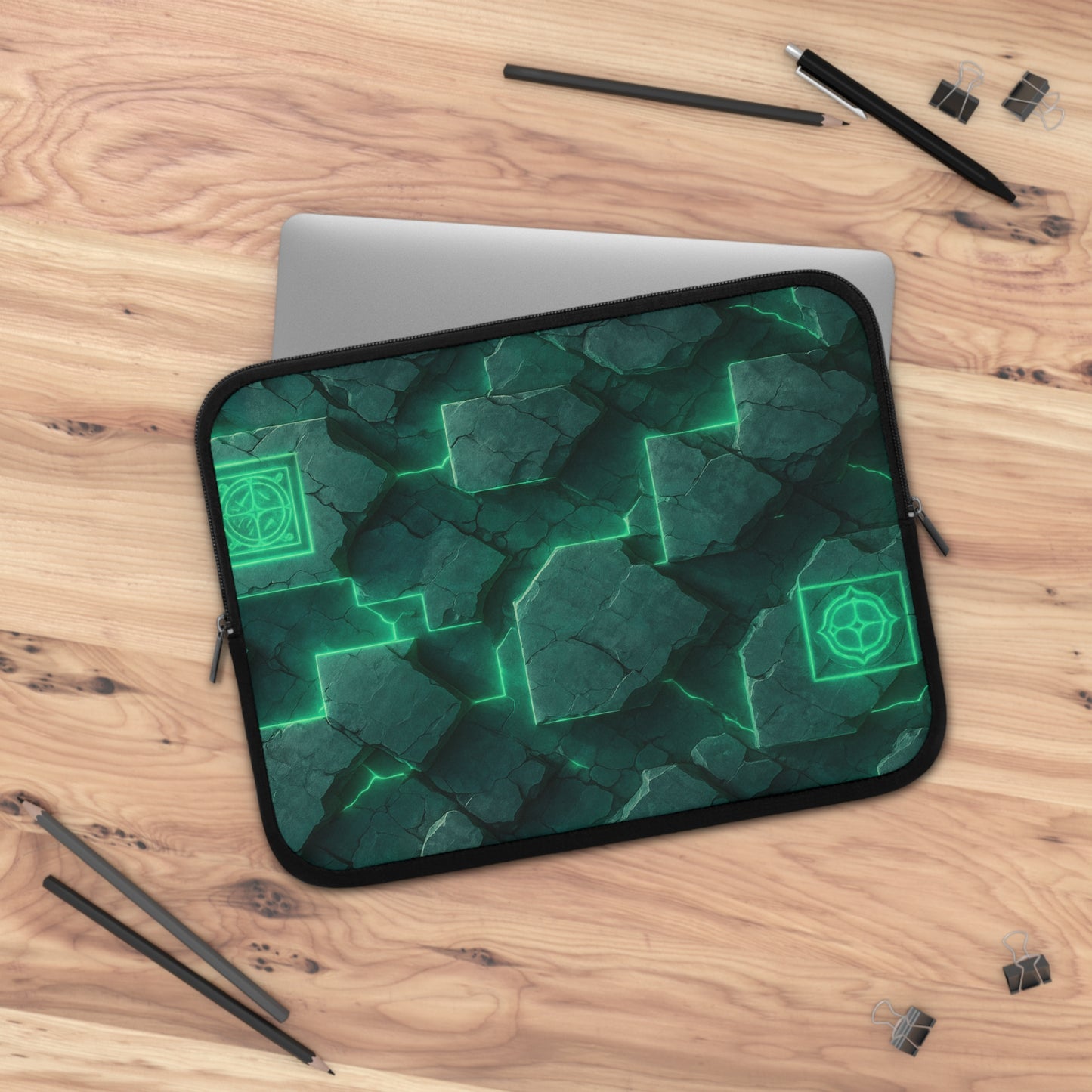 Digital Terrain • Dual Zipper Laptop Sleeve