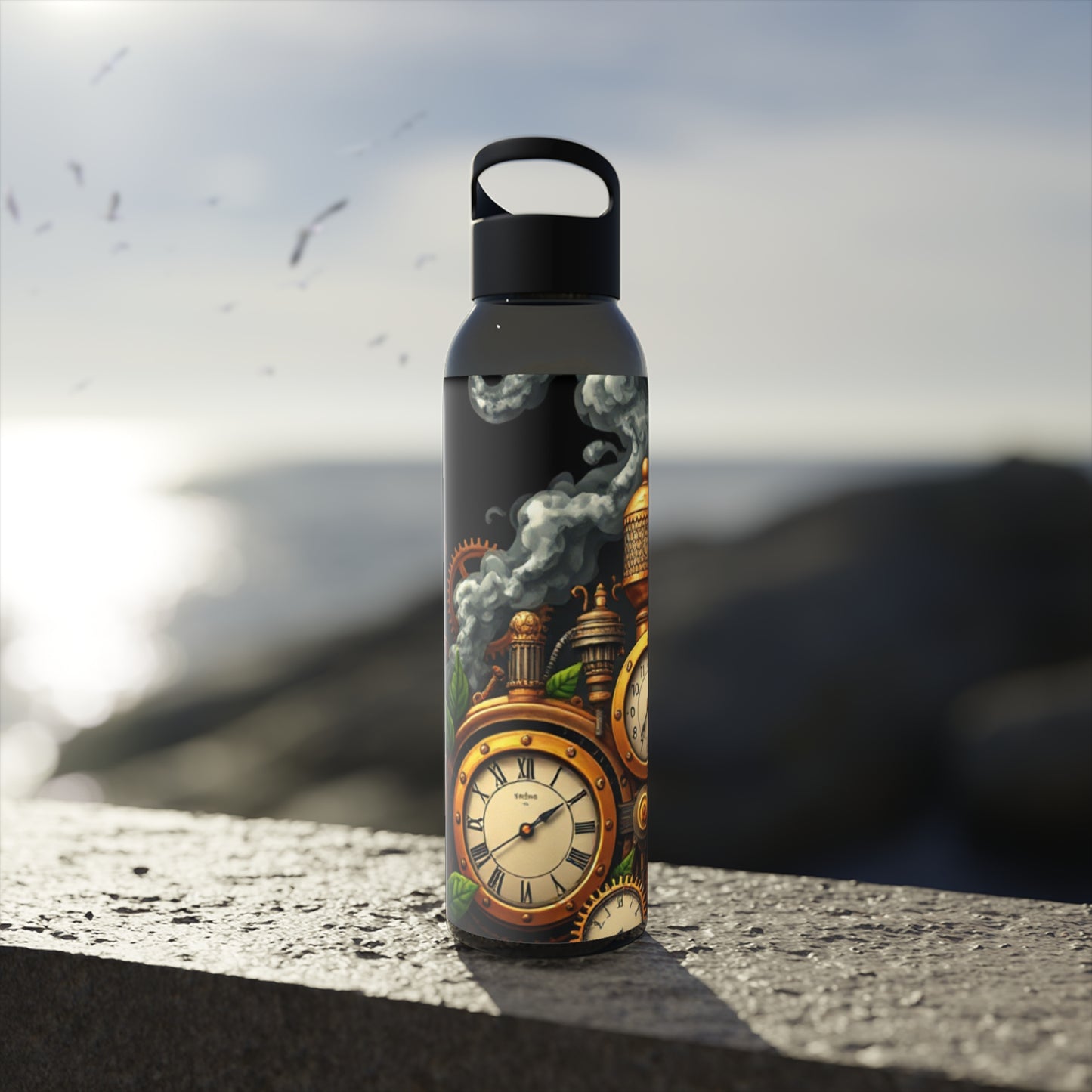 Steampunk Signal • Sky Water Bottle 21.9 Oz