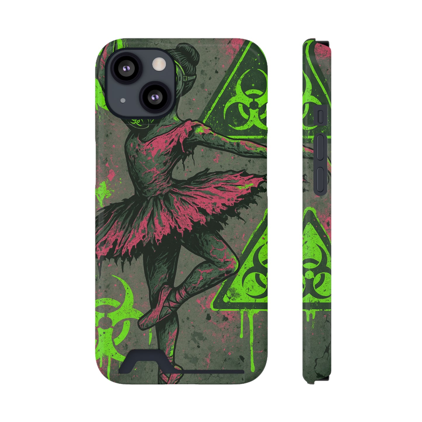 Biohazard Ballerina • Apple iPhone 13 • MagSafe® Tough Case with Card Holder