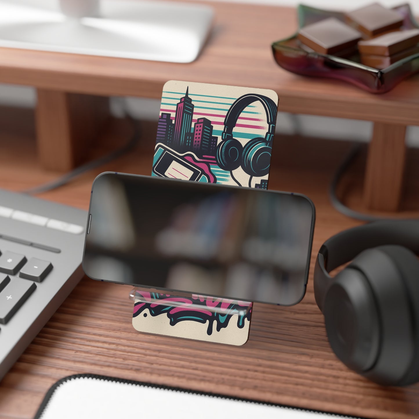 Retro Beats • Smartphone Display Stand
