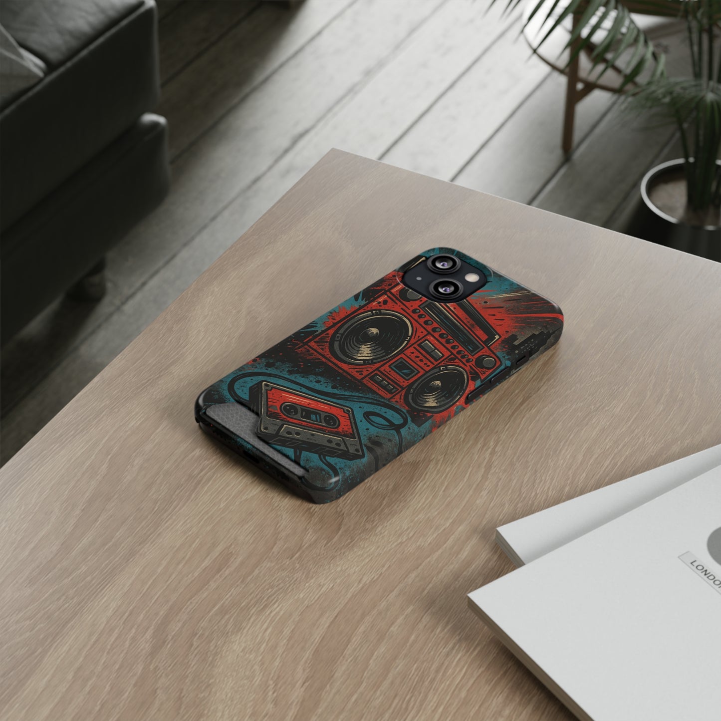 Old Skool • Apple iPhone 13 • MagSafe® Tough Case with Card Holder