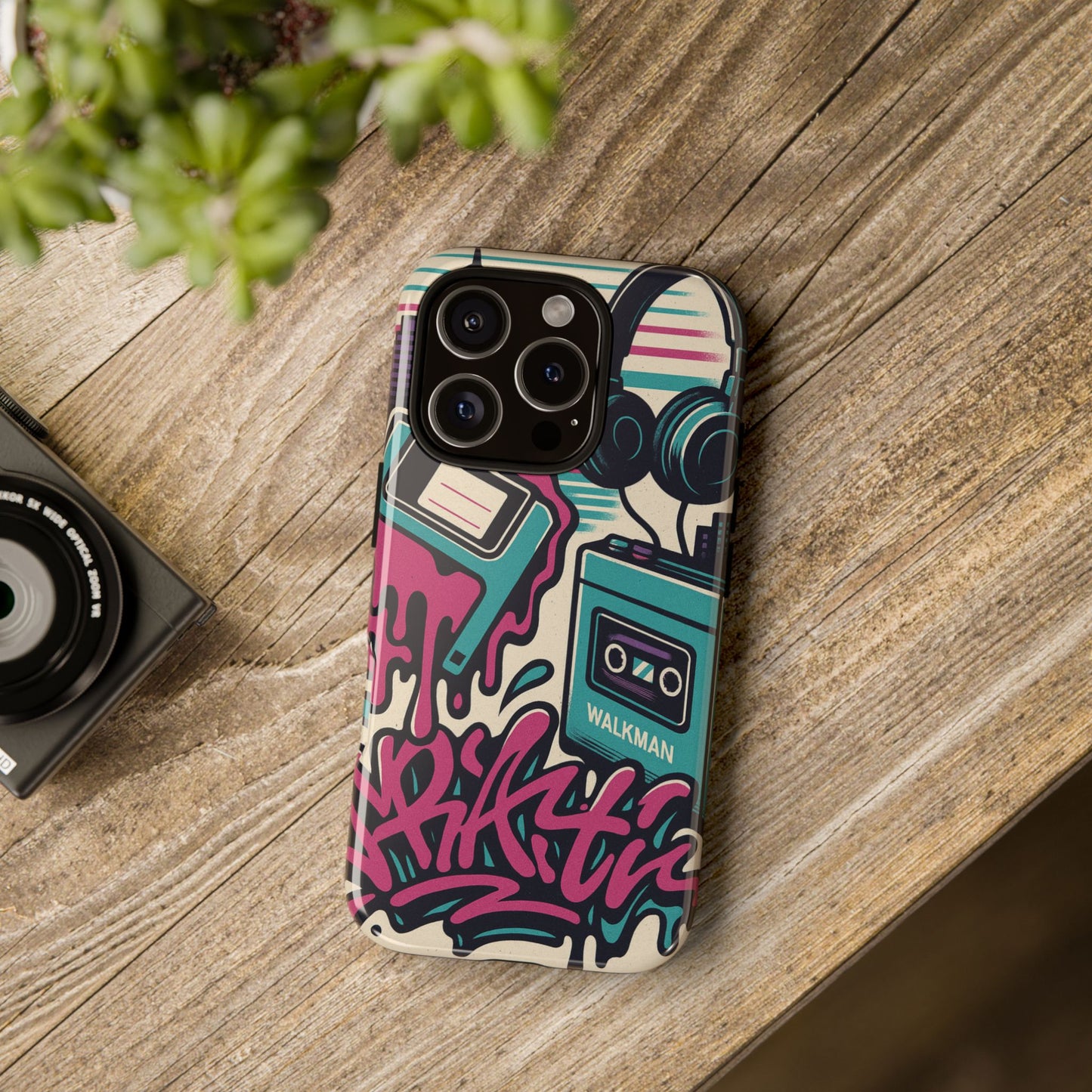 Retro Beats • Apple iPhone 16 • MagSafe® Magnetic Tough Case