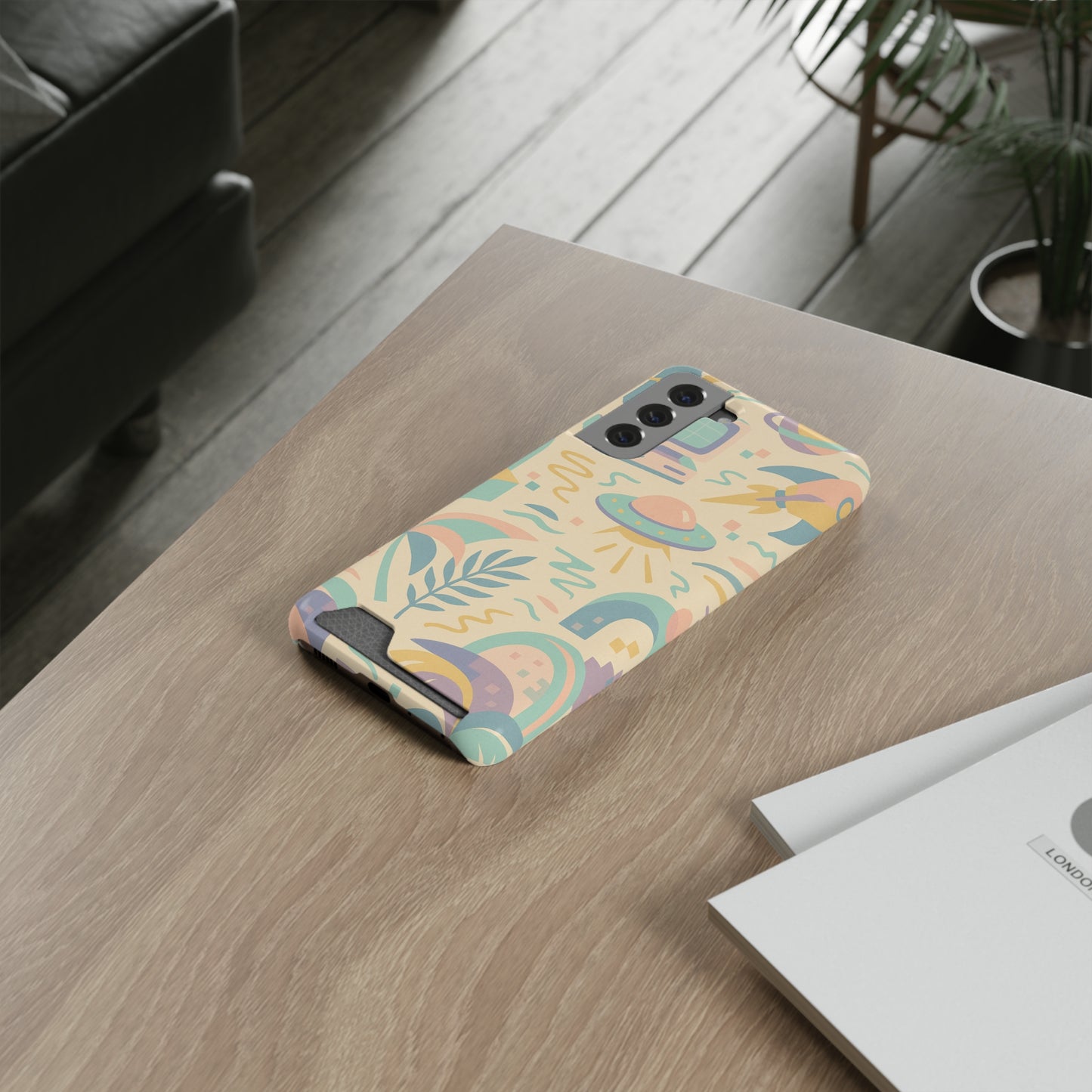 Galactic Whimsy • Samsung Galaxy S21 • MagSafe® Tough Case with Card Holder