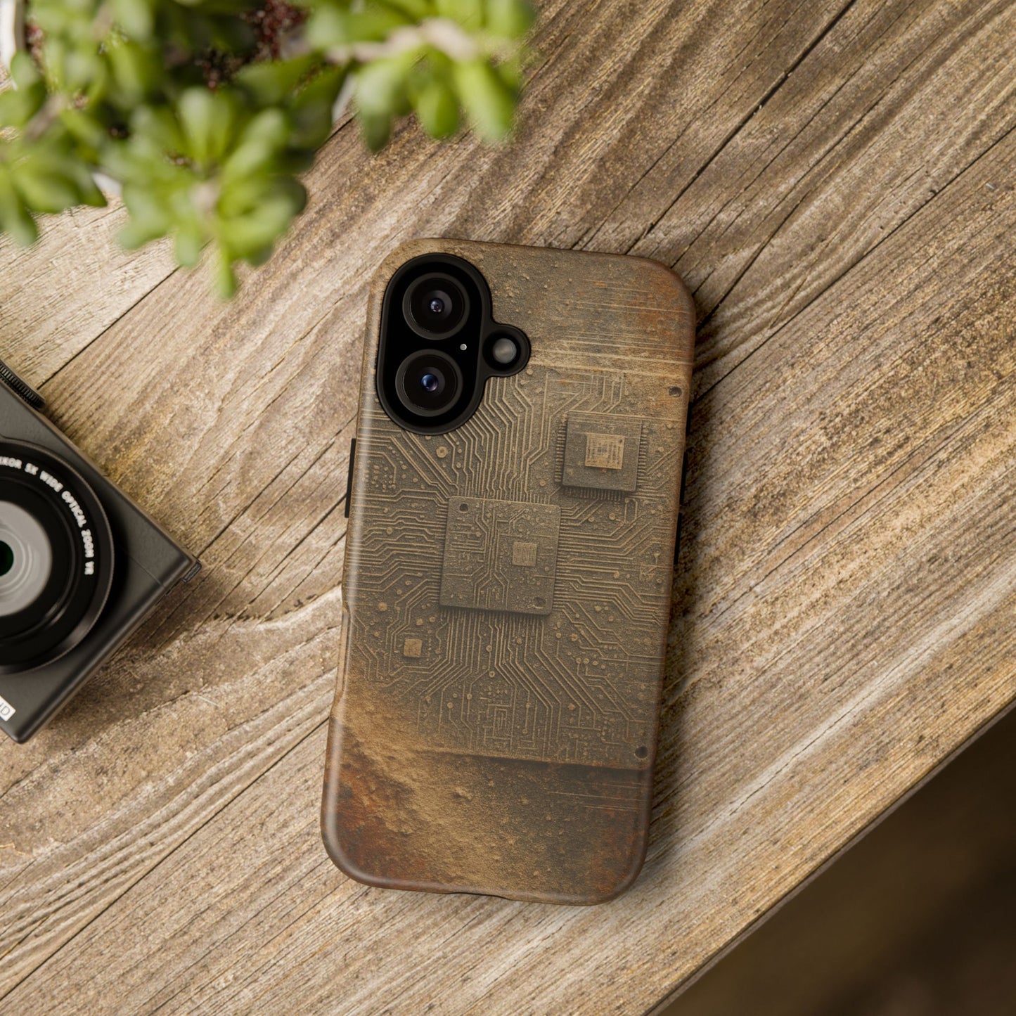 Sand Circuit • Apple iPhone 16 • MagSafe® Magnetic Tough Case
