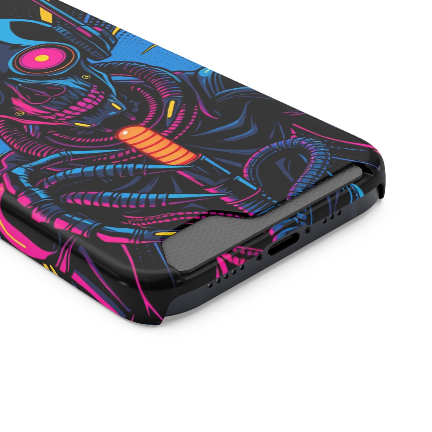 Neon Reaper • Apple iPhone 13 • MagSafe® Tough Case with Card Holder