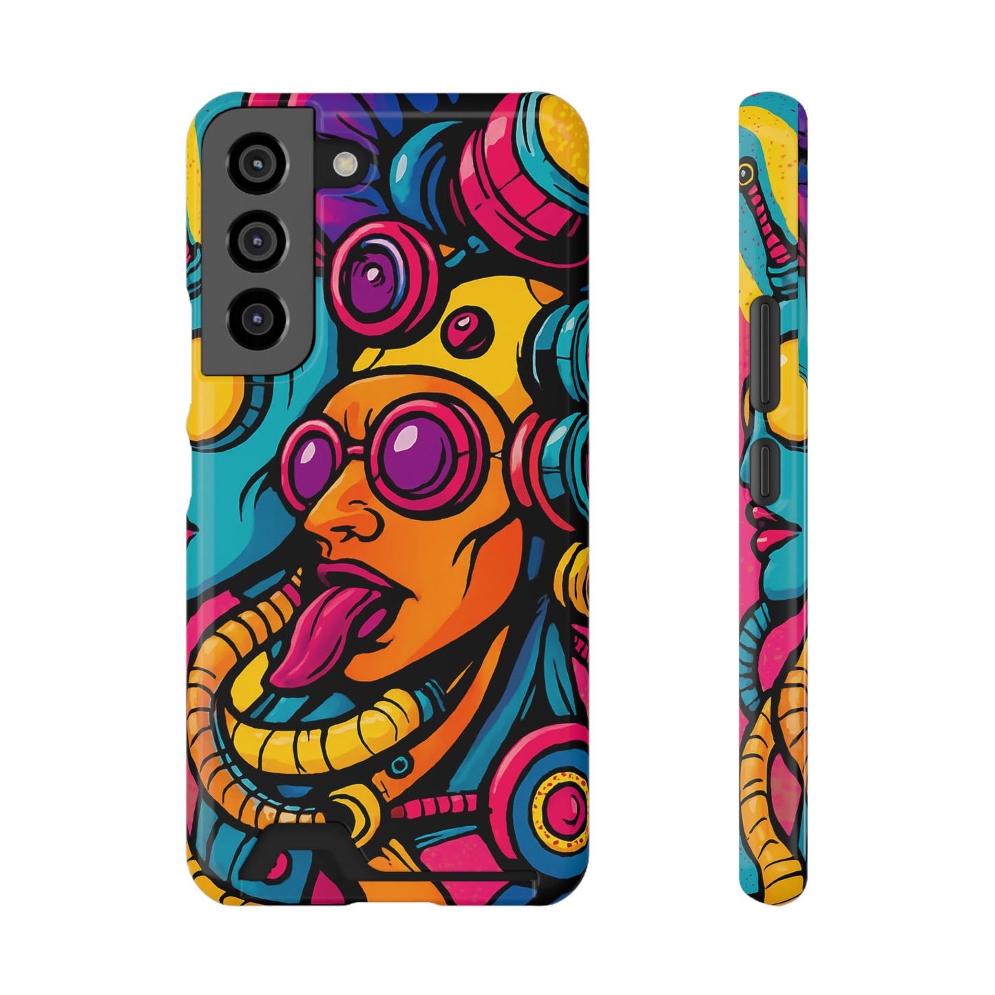 Pixel Rebellion • Samsung Galaxy S22 • MagSafe® Tough Case with Card Holder