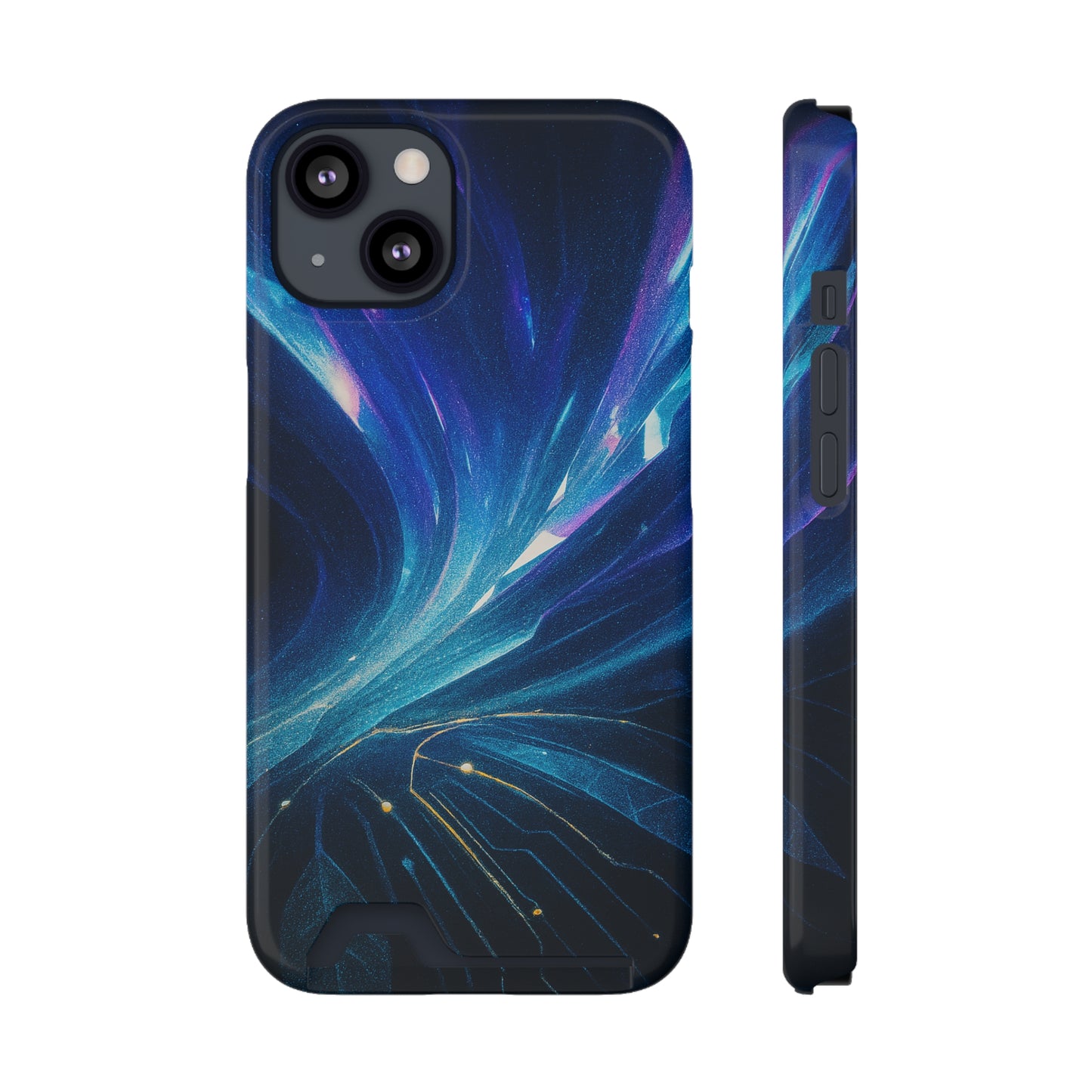 Digital Vortex • Apple iPhone 13 • MagSafe® Tough Case with Card Holder