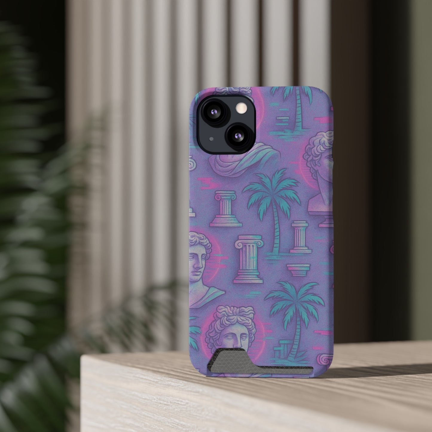 Pillars and Palms • Apple iPhone 13 • MagSafe® Tough Case with Card Holder