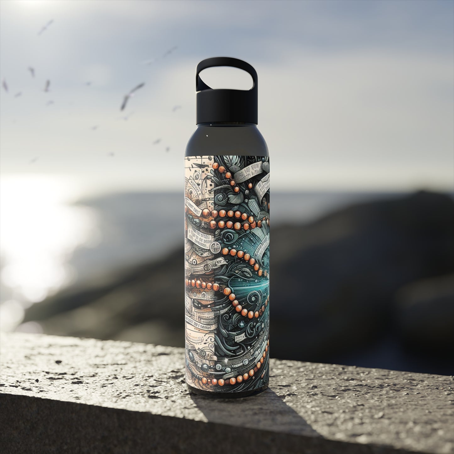 Aeros Divide • Sky Water Bottle 21.9 Oz