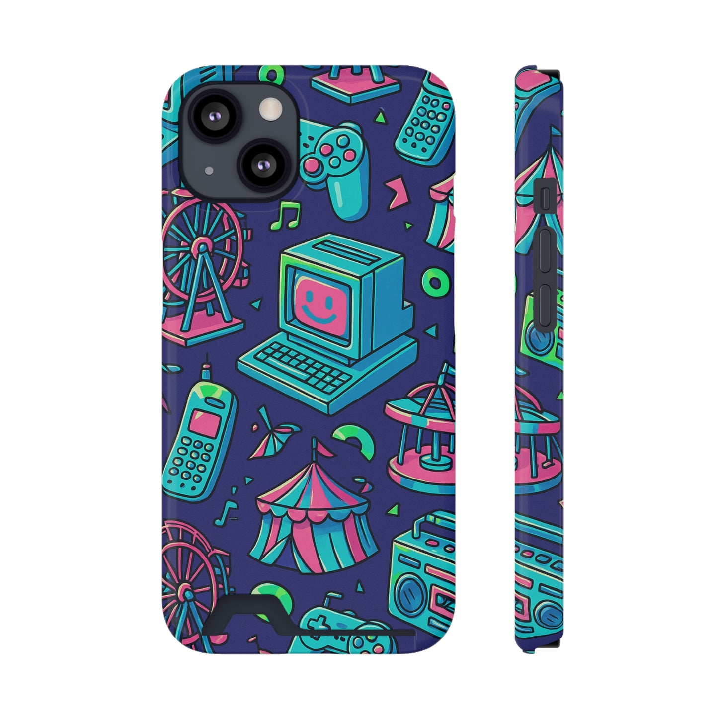 Arcade Carousal • Apple iPhone 13 • MagSafe® Tough Case with Card Holder