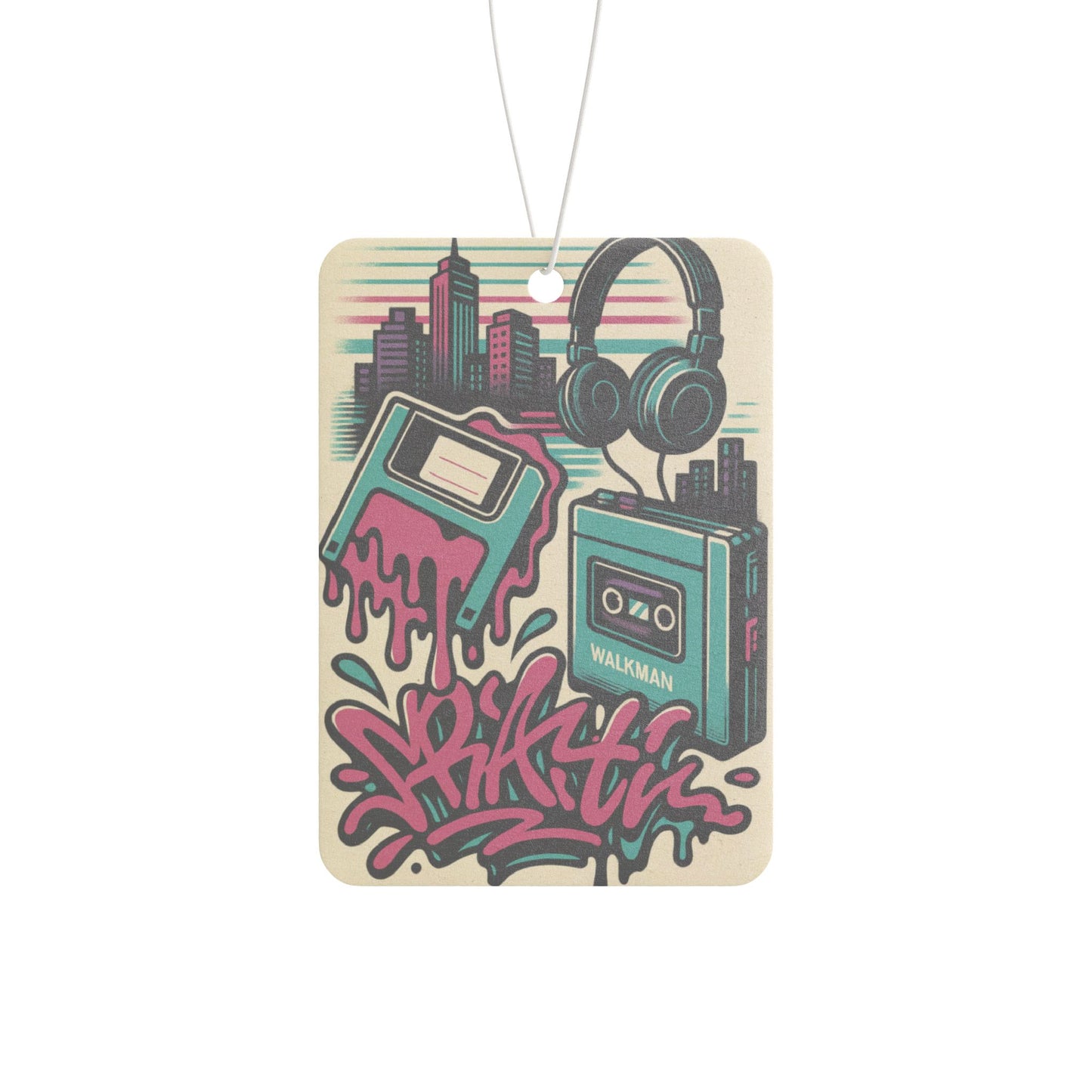 Retro Beats • Car Air Freshener