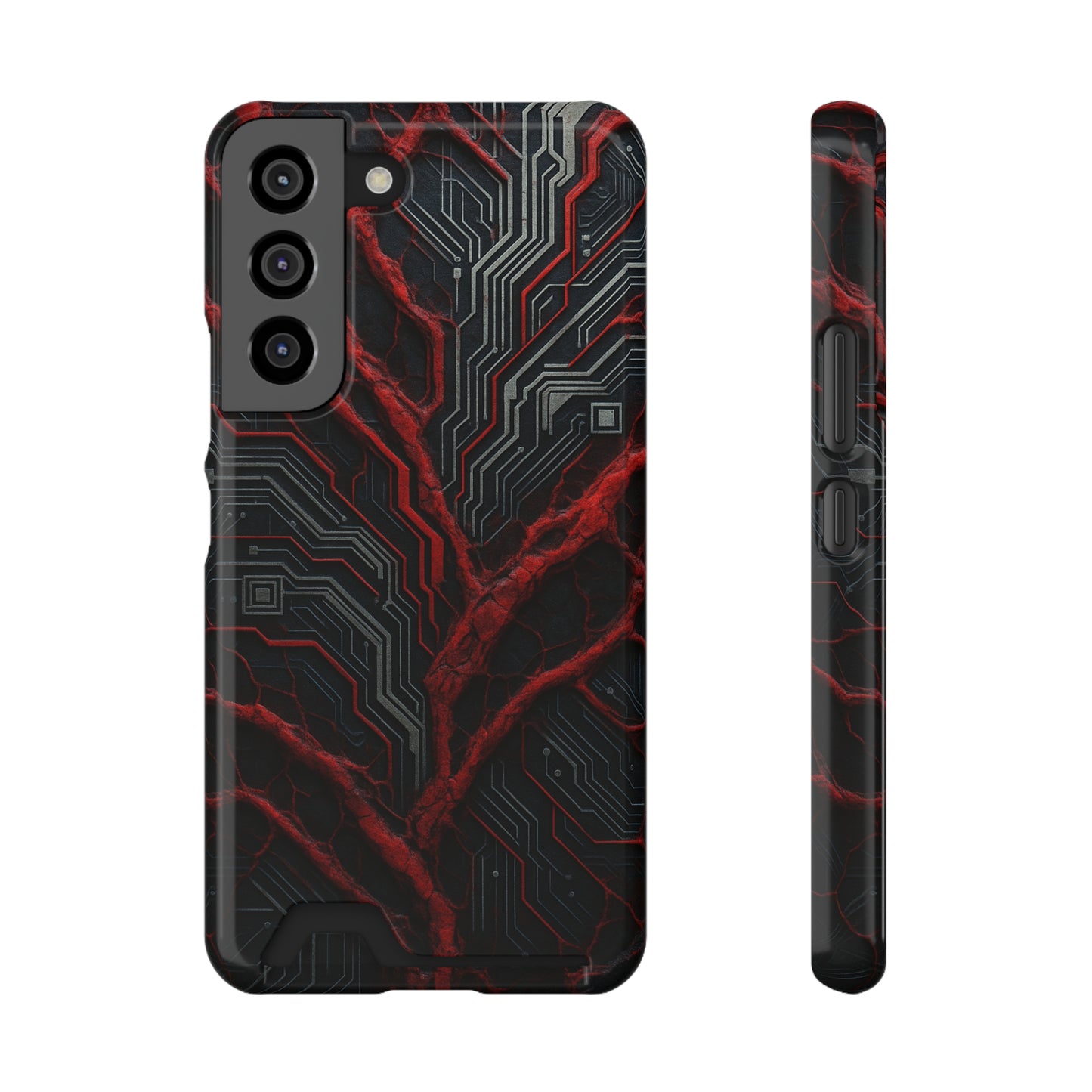 Binary Vein • Samsung Galaxy S22 • MagSafe® Tough Case with Card Holder