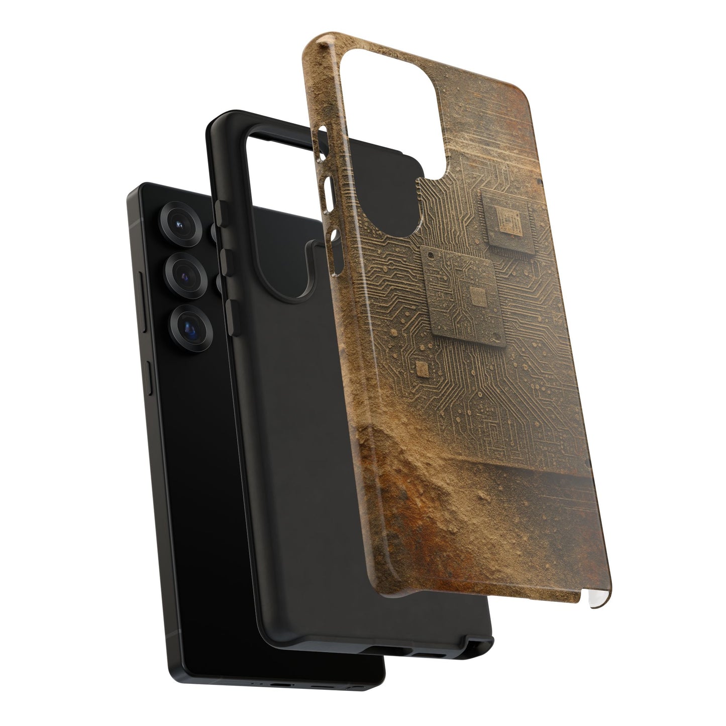 Sand Circuit • Samsung Galaxy S25 • MagSafe® Magnetic Tough Case