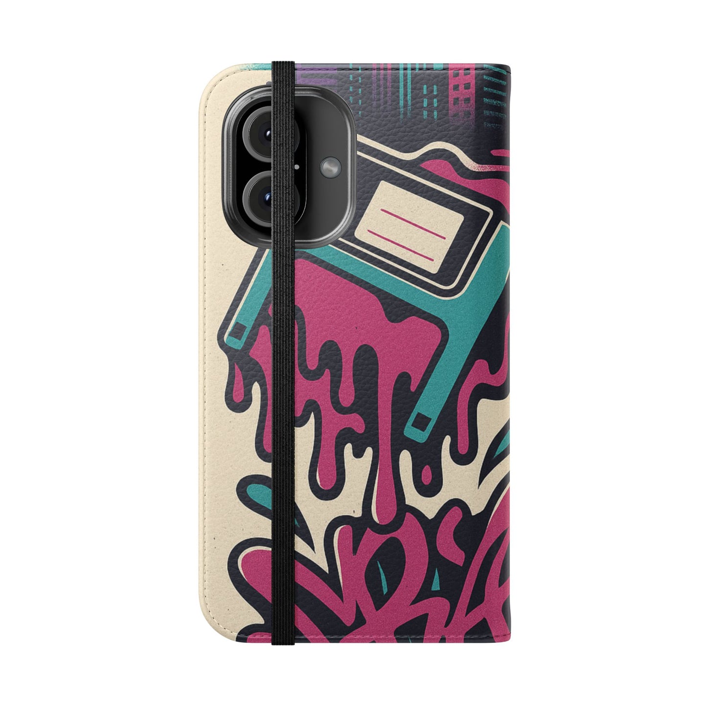 Retro Beats • Apple iPhone 16 Flip Case