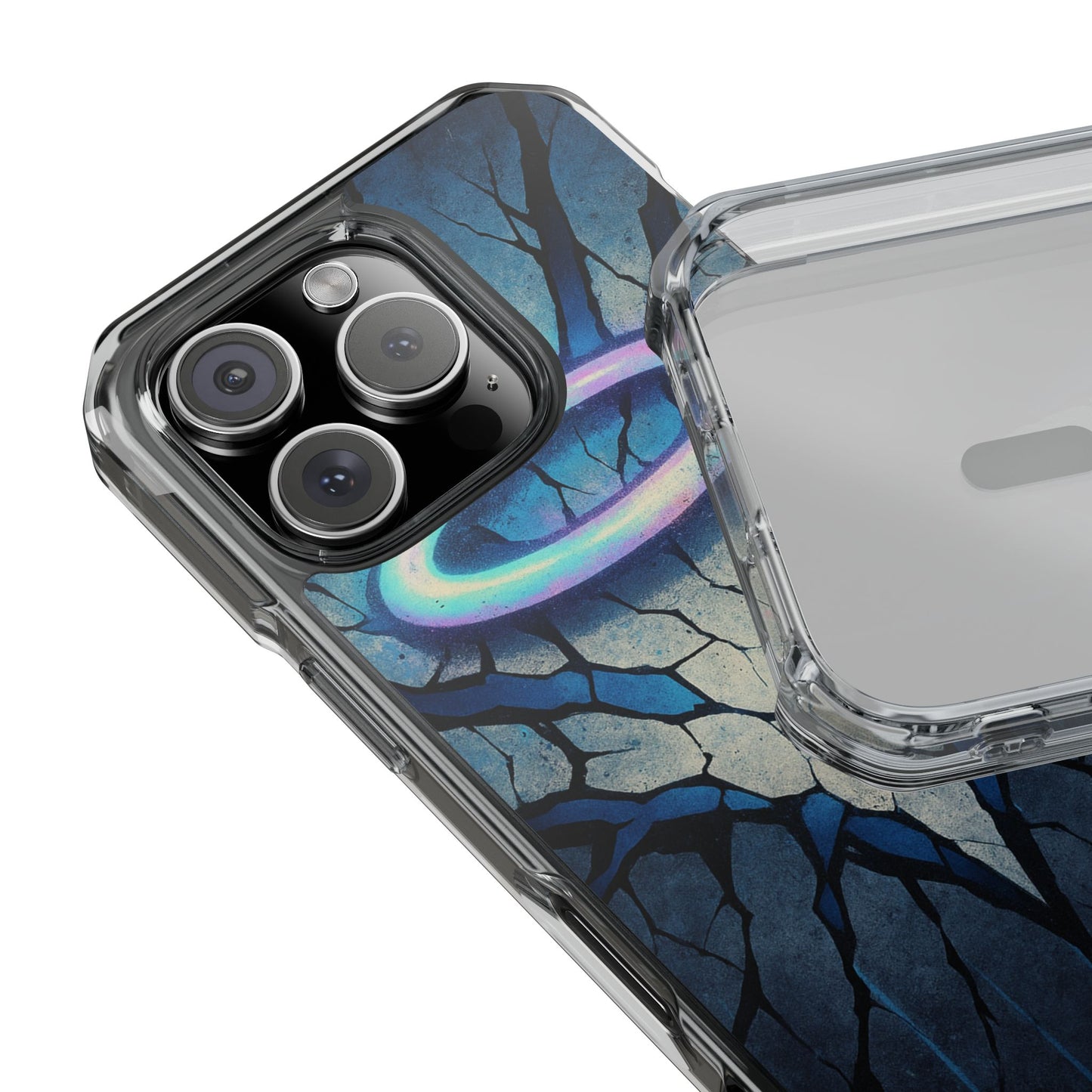 Fractured Halo • Apple iPhone 16 • MagSafe® Clear Case