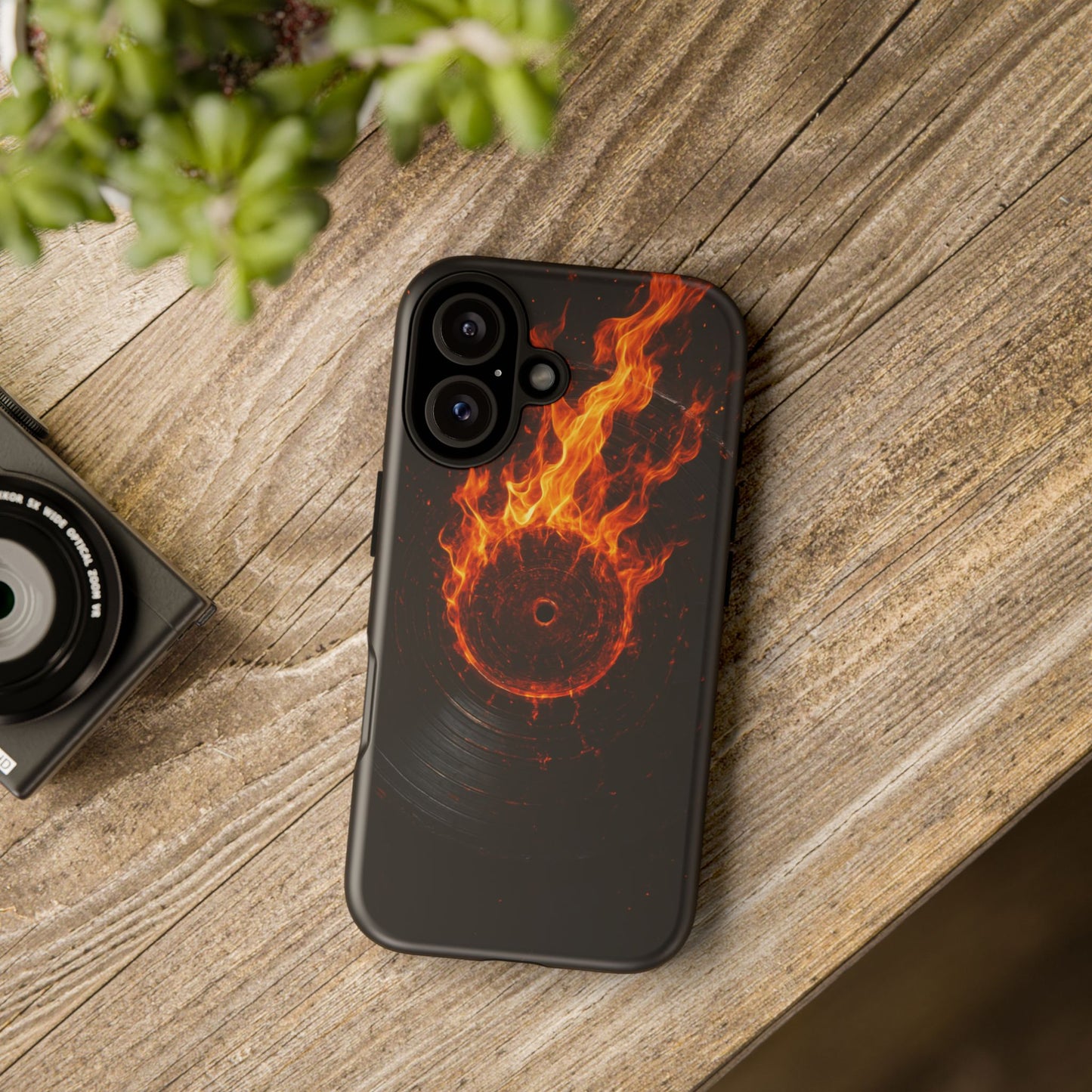 Vinyl Inferno • Apple iPhone 16 • MagSafe® Magnetic Tough Case