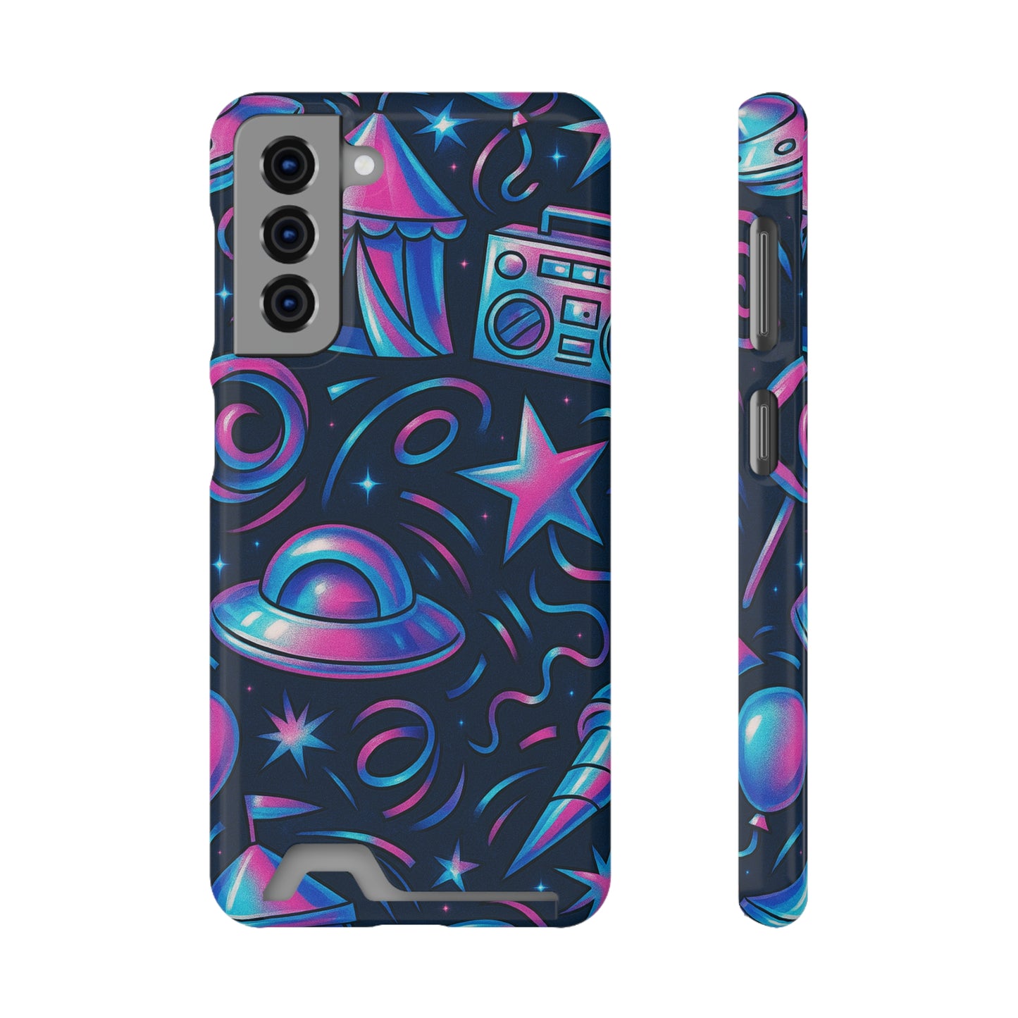 Cosmic Carnival • Samsung Galaxy S21 • MagSafe® Tough Case with Card Holder