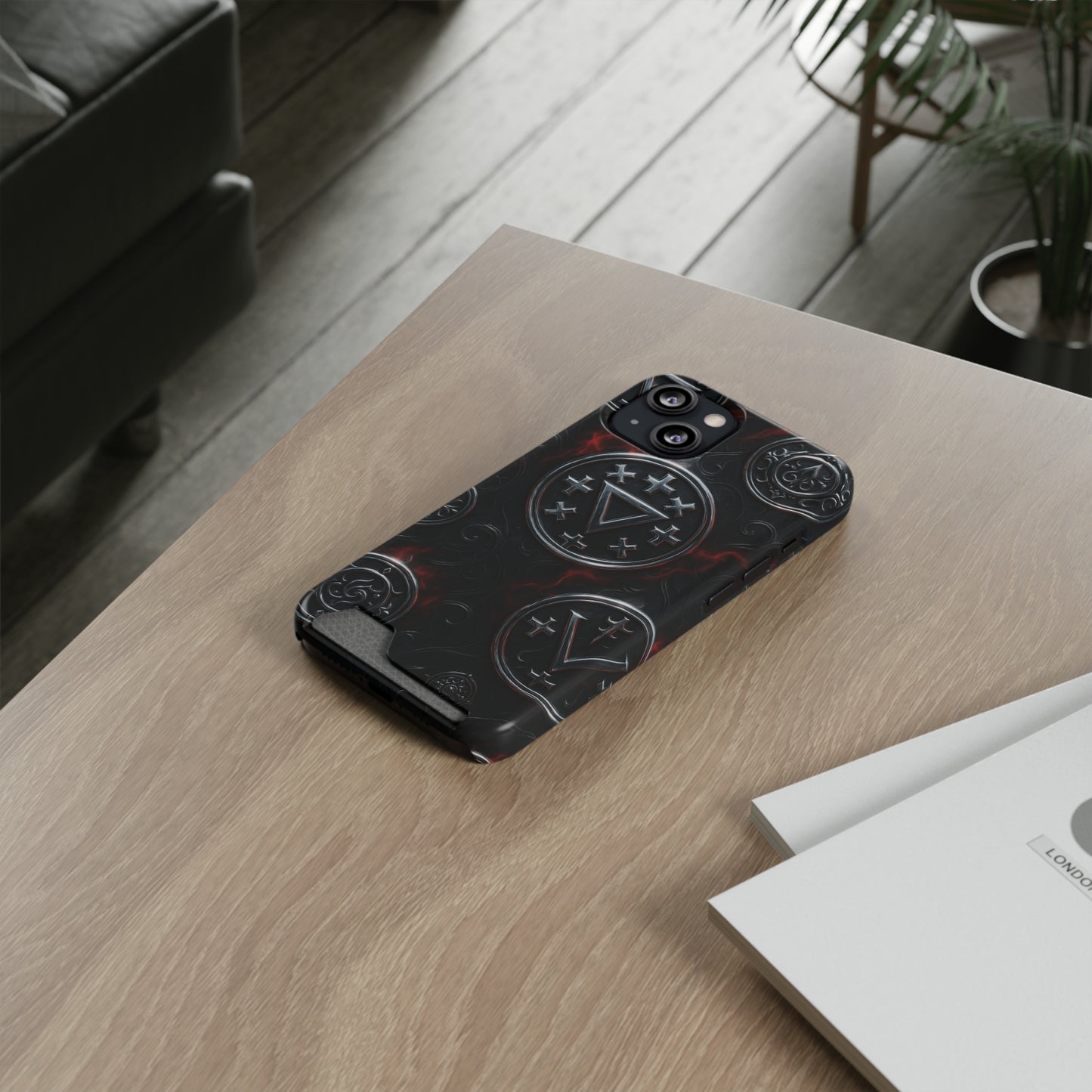 Aether Signal • Apple iPhone 13 • MagSafe® Tough Case with Card Holder