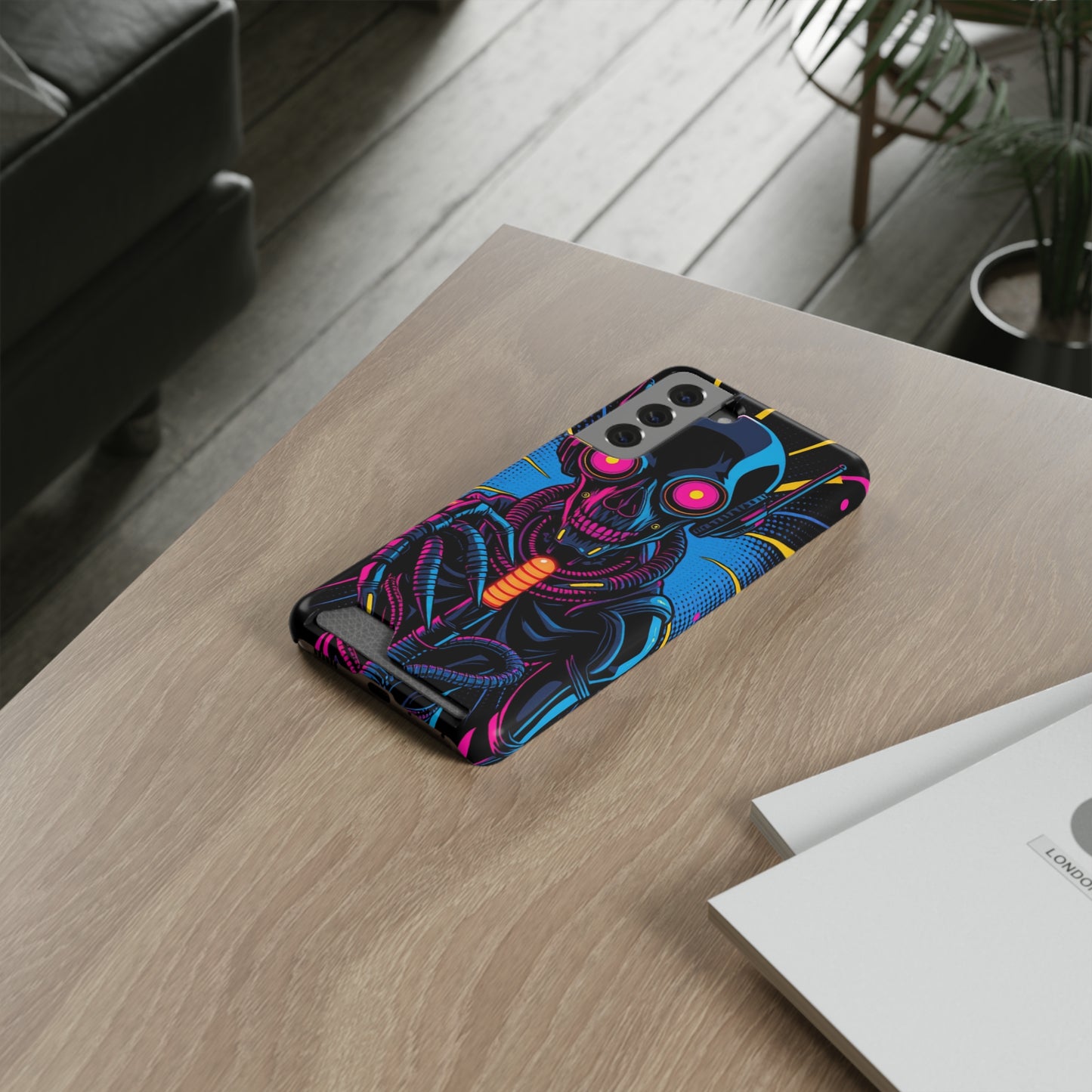 Neon Reaper • Samsung Galaxy S21 • MagSafe® Tough Case with Card Holder