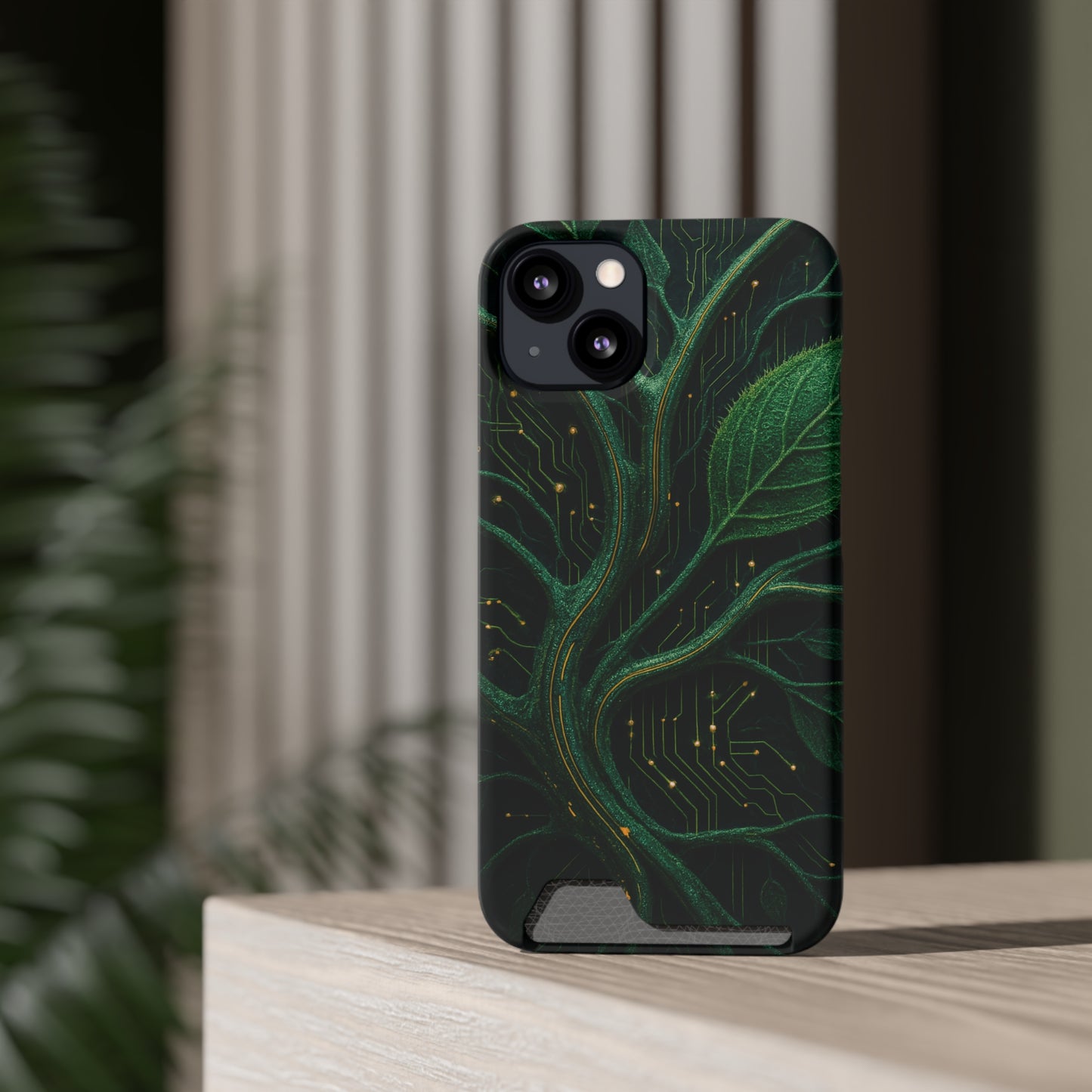 Circuit Tree • Apple iPhone 13 • MagSafe® Tough Case with Card Holder