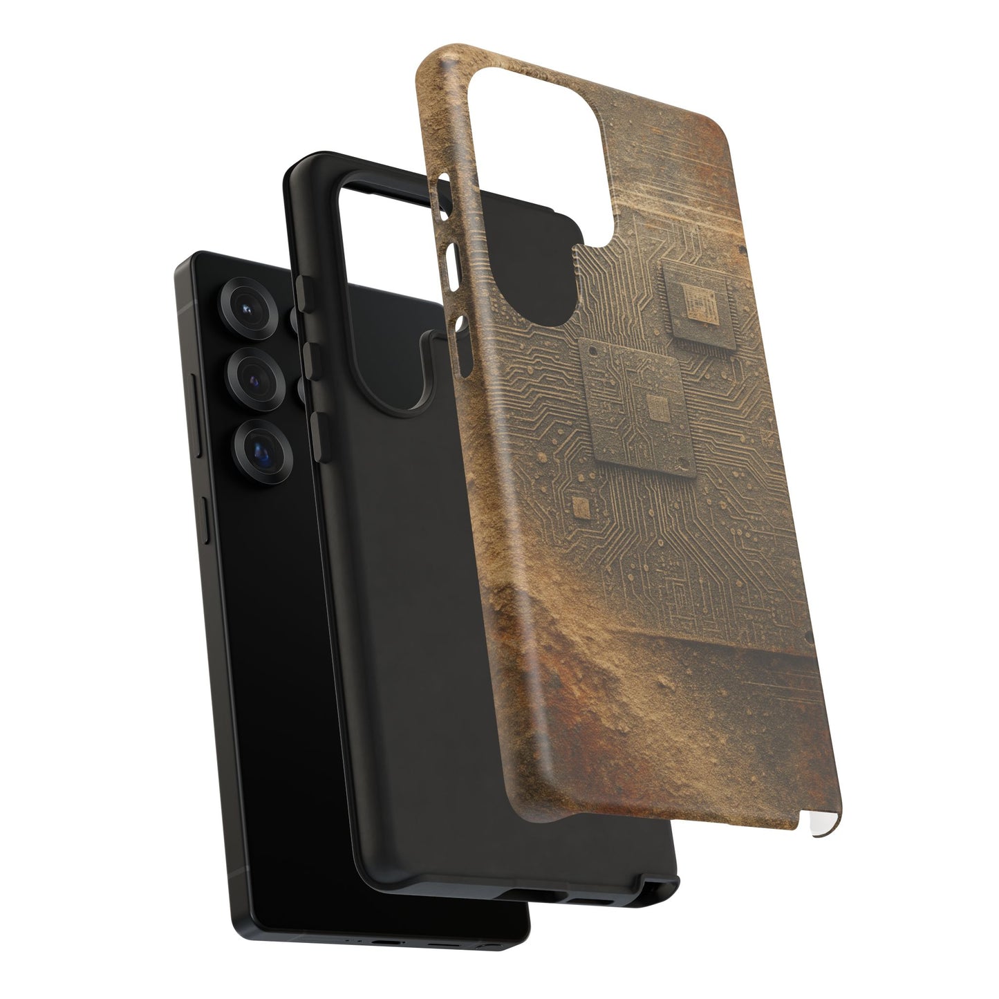 Sand Circuit • Samsung Galaxy S25 • MagSafe® Magnetic Tough Case